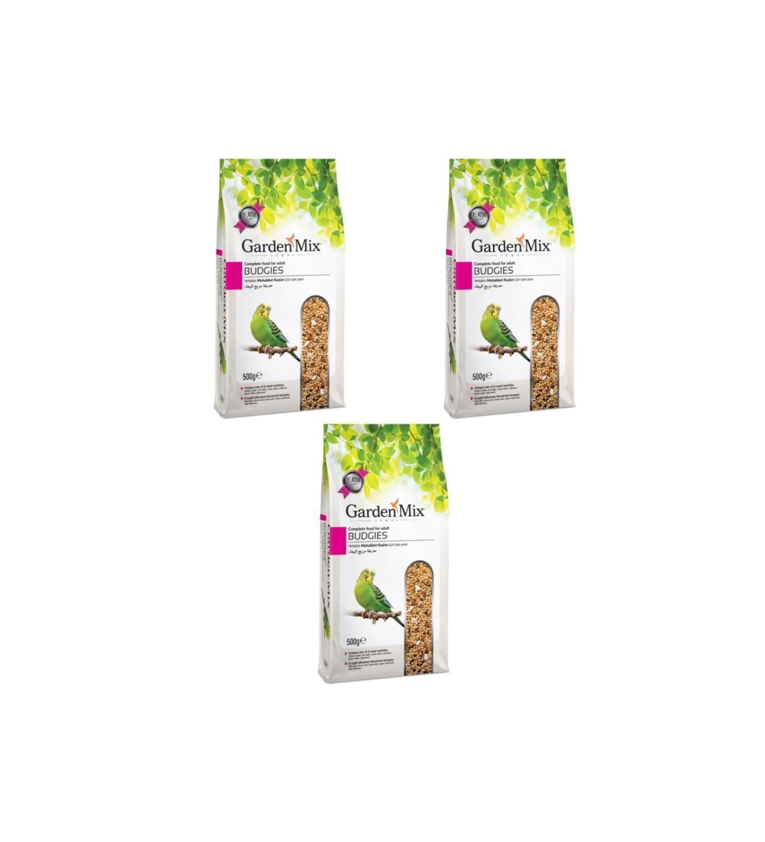 Gardenmix Garden Mix Budgie Food 3x500 Gr