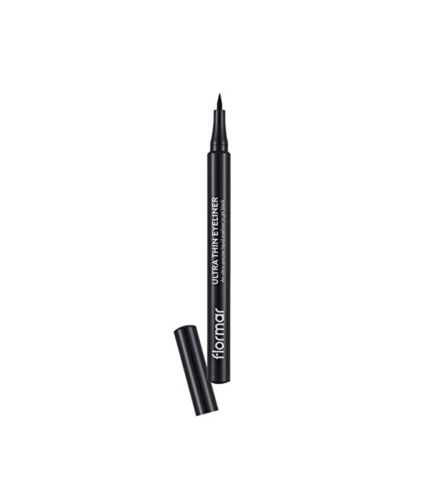 Flormar Ultra Th n Eyeliner Intense Black Fine Tip Liquid Eyeliner | 1 Ml