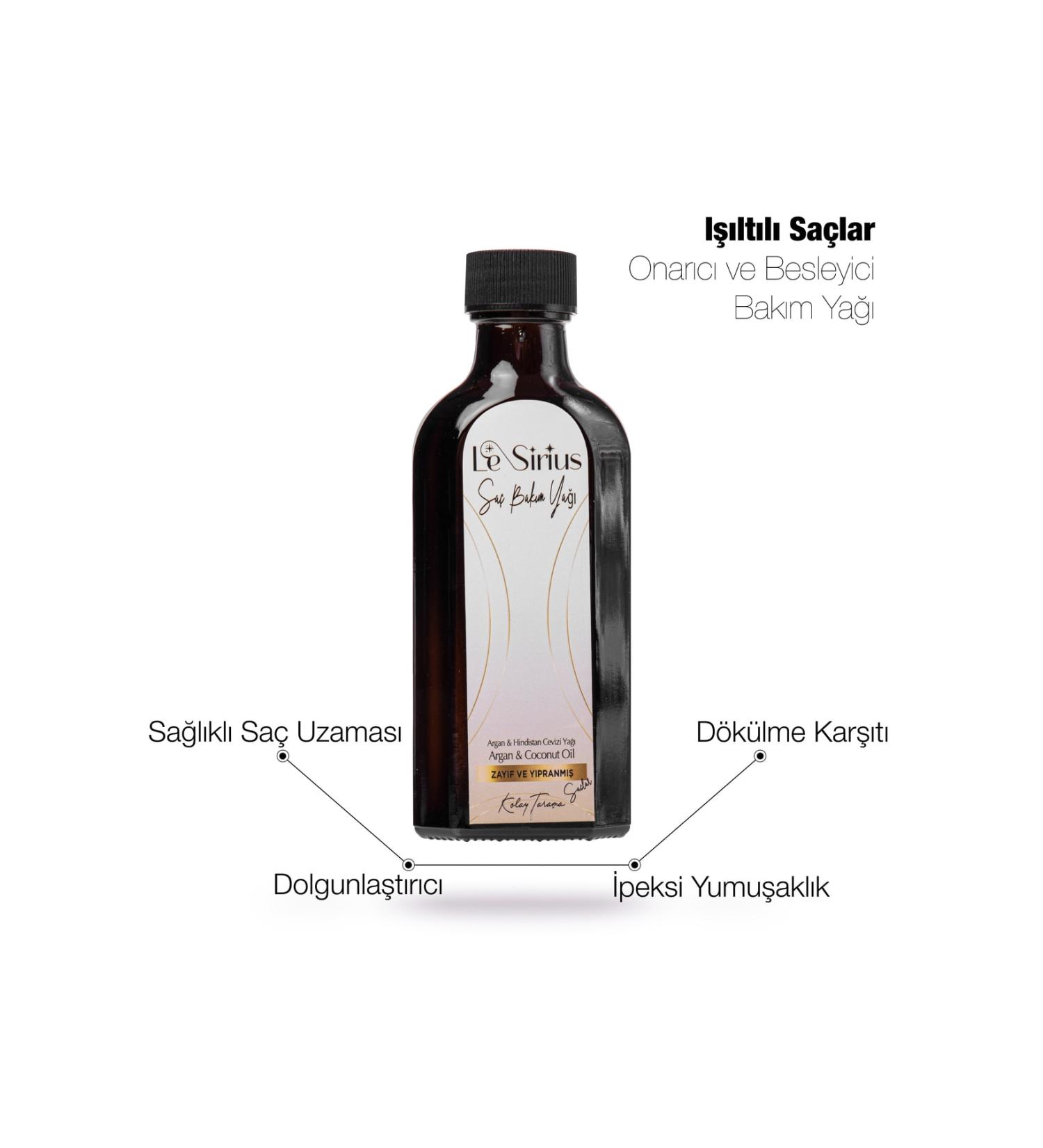 Le Sirius Argan & Coconut Hair Care Oil (Damaged and Weak Hair)