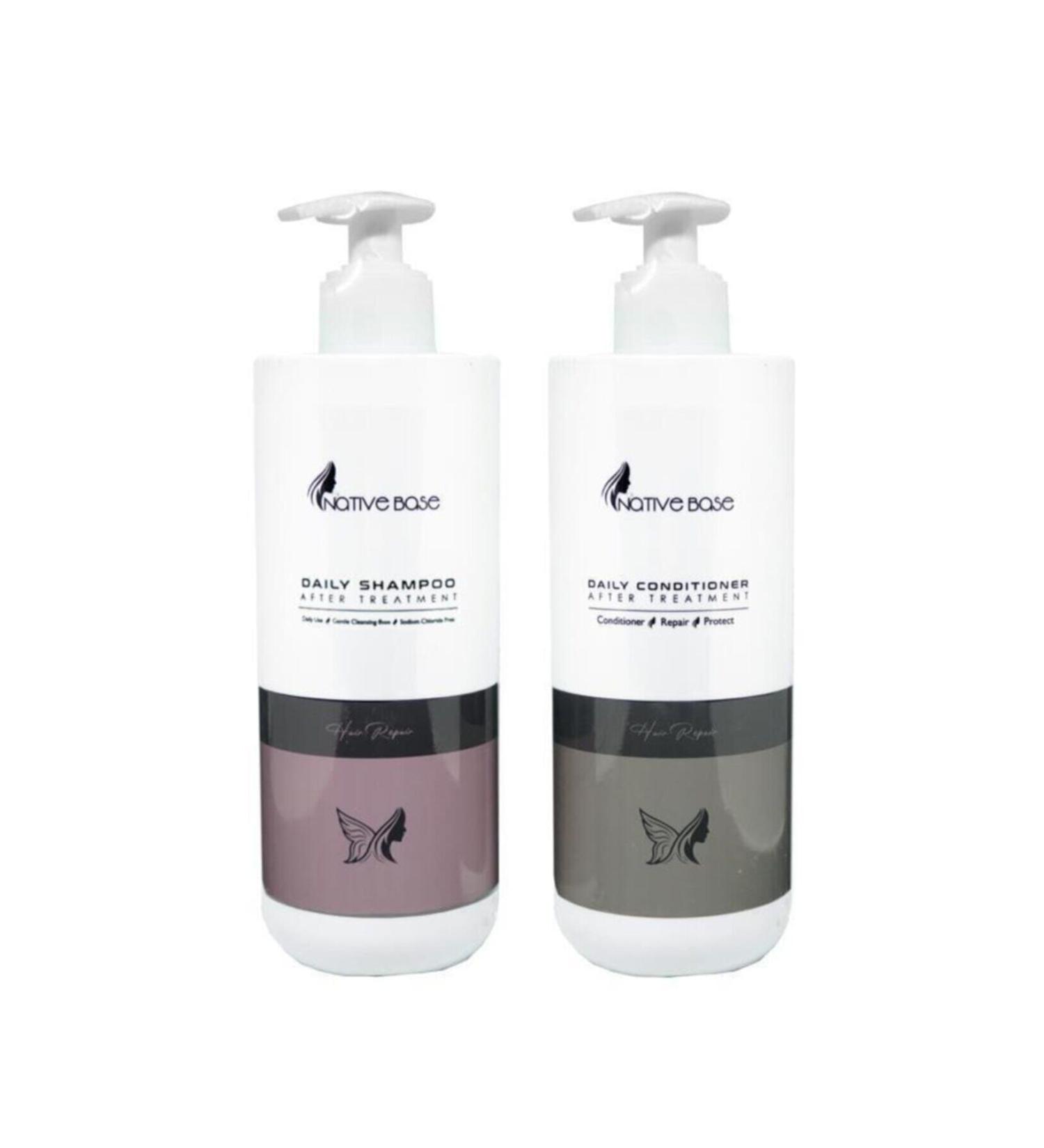 Native Base Daily Shampoo 500 ml And Conditioner 500 ml