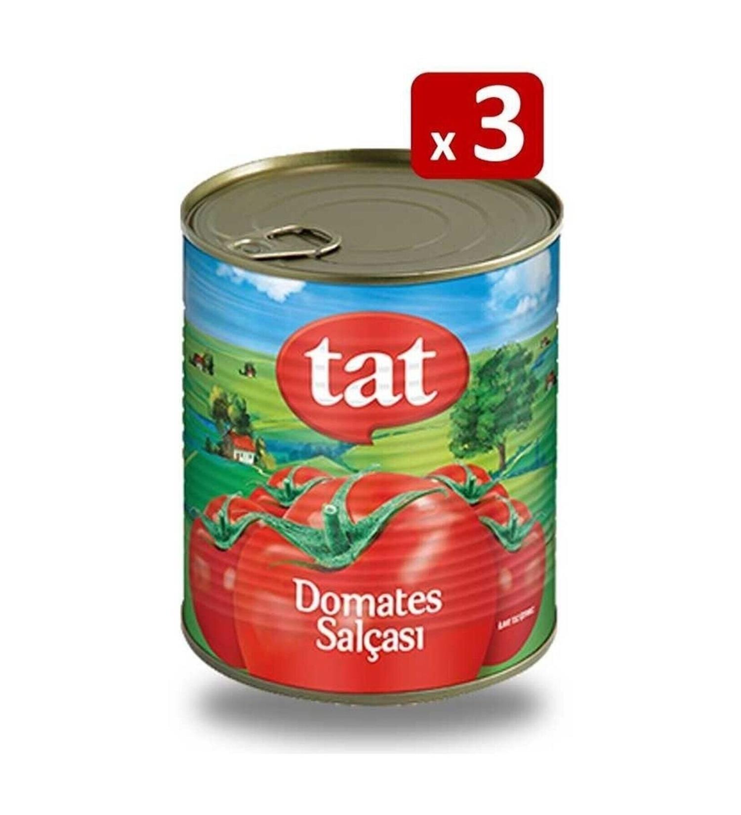 Tat Tomato Paste 830 gr 3 Pack