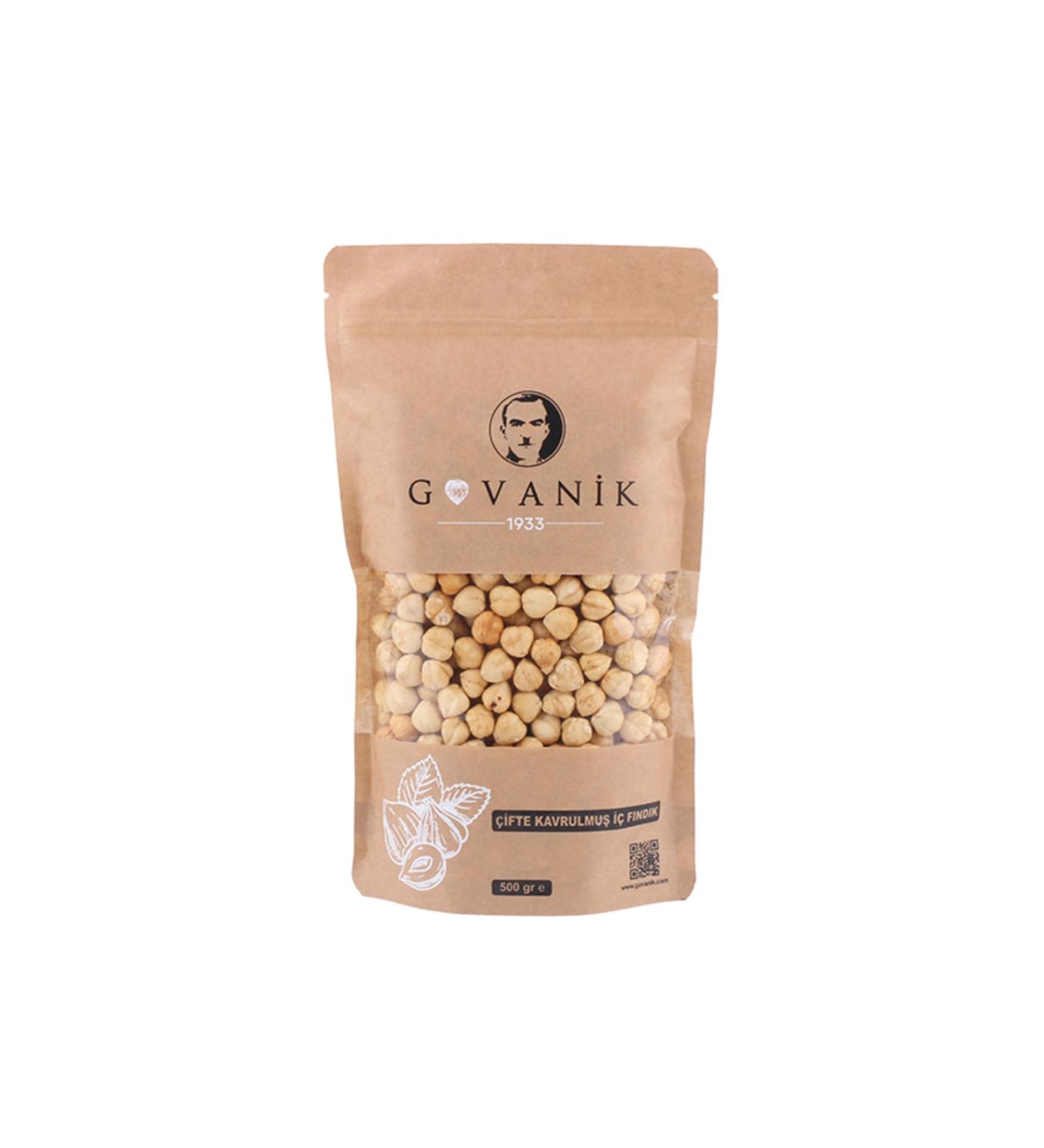 GOVANIK Double Roasted Hazelnut Kernels (500 gr)