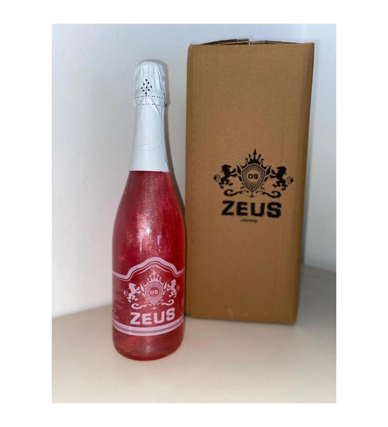 OS ZEUS Strawberry Flavored Non-Alcoholic Carbonated Drink