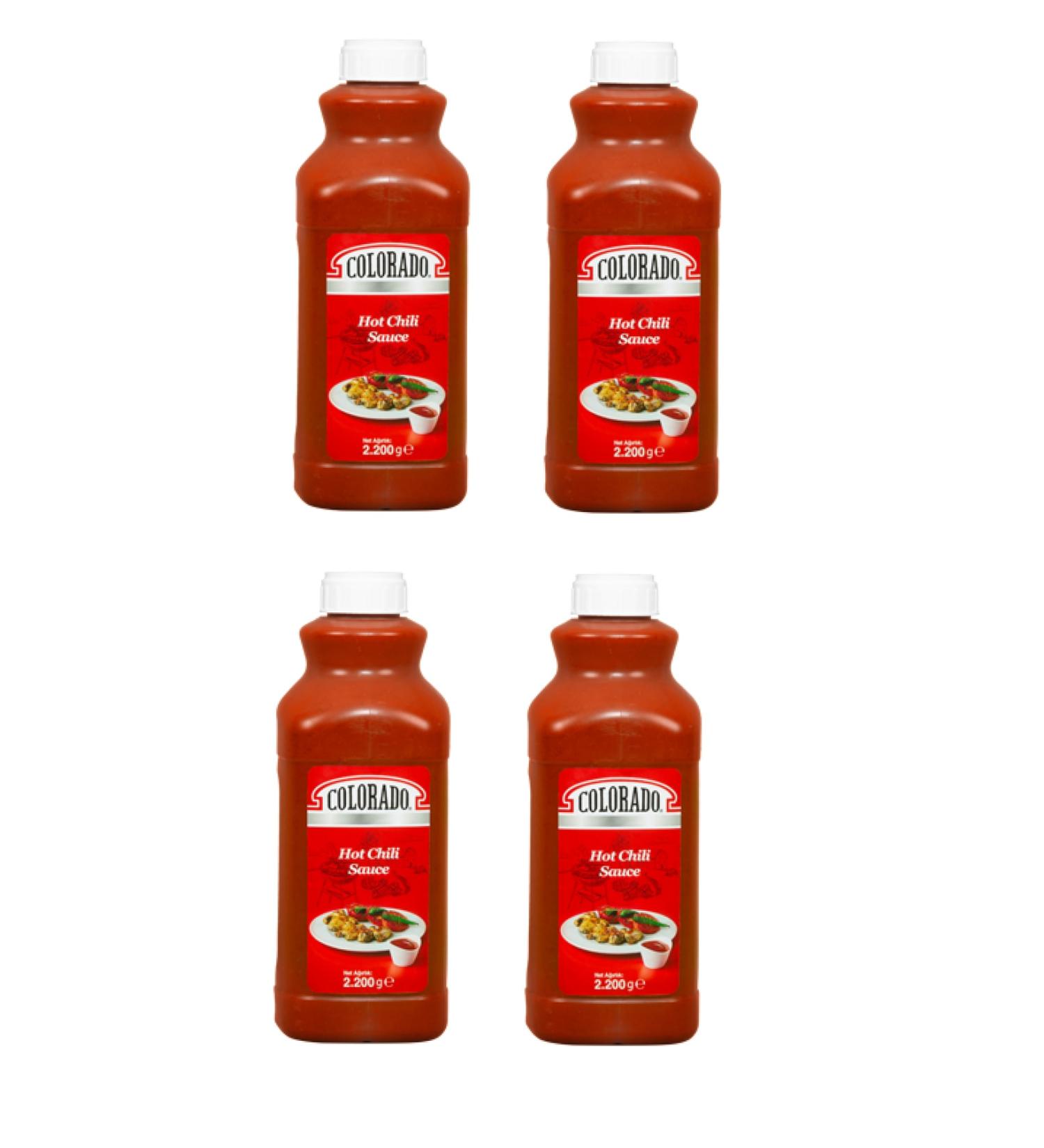 Colorado Hot Chili Sauce 2.200 Gr * 4 Pieces 8.800 Gr