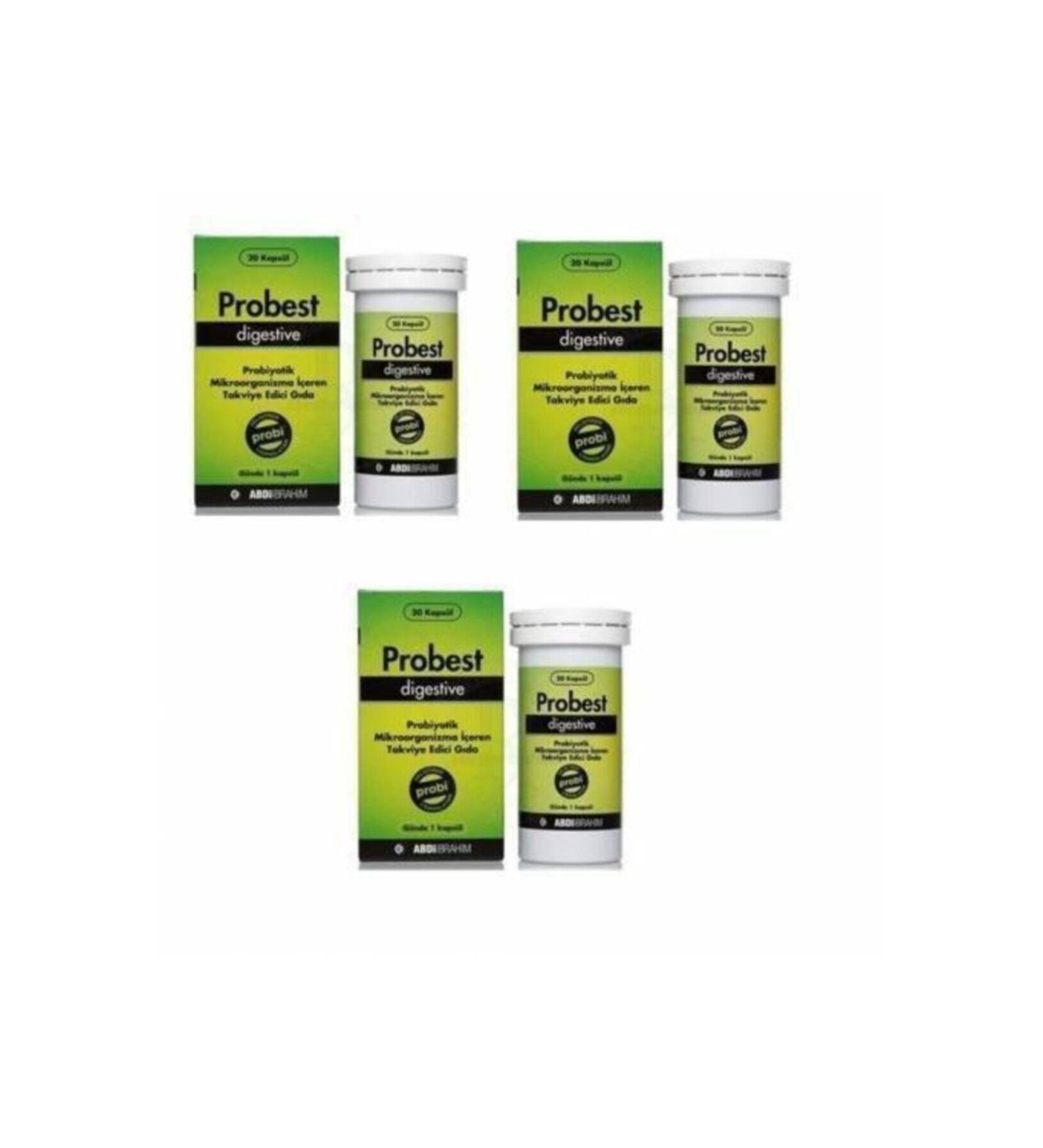 Probest Digestive Probiotic 20 Capsules-3 Pieces