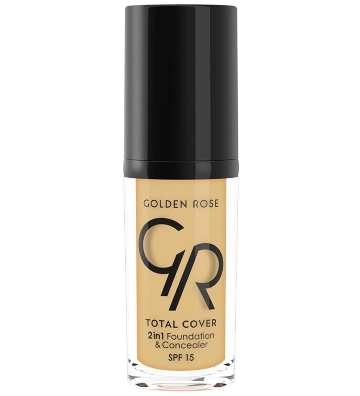Golden Rose Brand: Total Cover 2in1 Foundation & Concealer 23