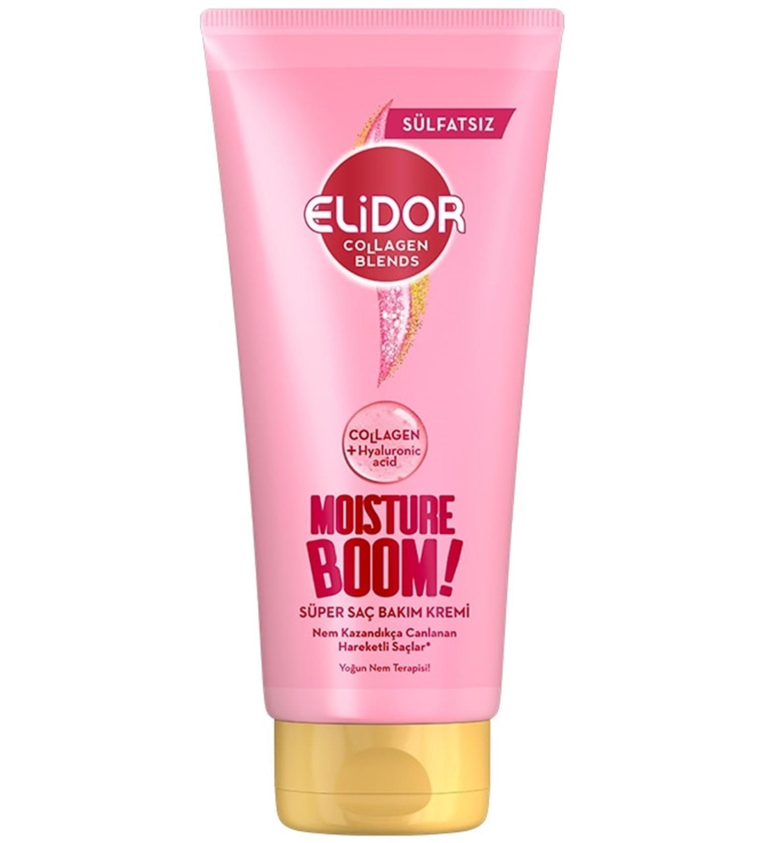 Elidor Collagen Blends Sulfate-Free Super Hair Conditioner Moisture Boom Intensive Moisture Therapy 170 Ml - Buy Online on GoSupps.com