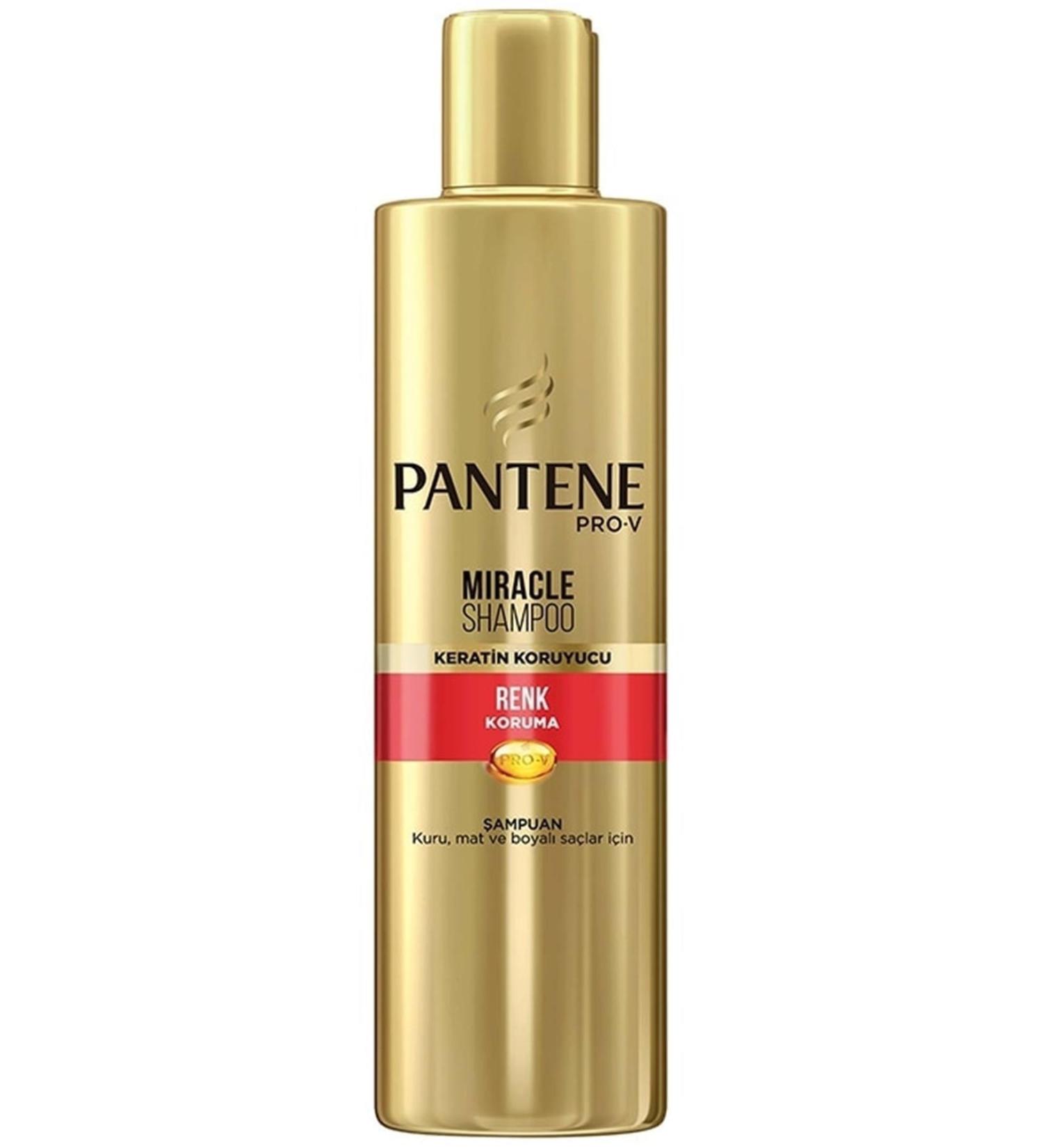 Pantene Miracle Shampoo Color Protection Keratin Protector 250 ml For Dry Dull and Dyed Hair - Buy Online on GoSupps.com