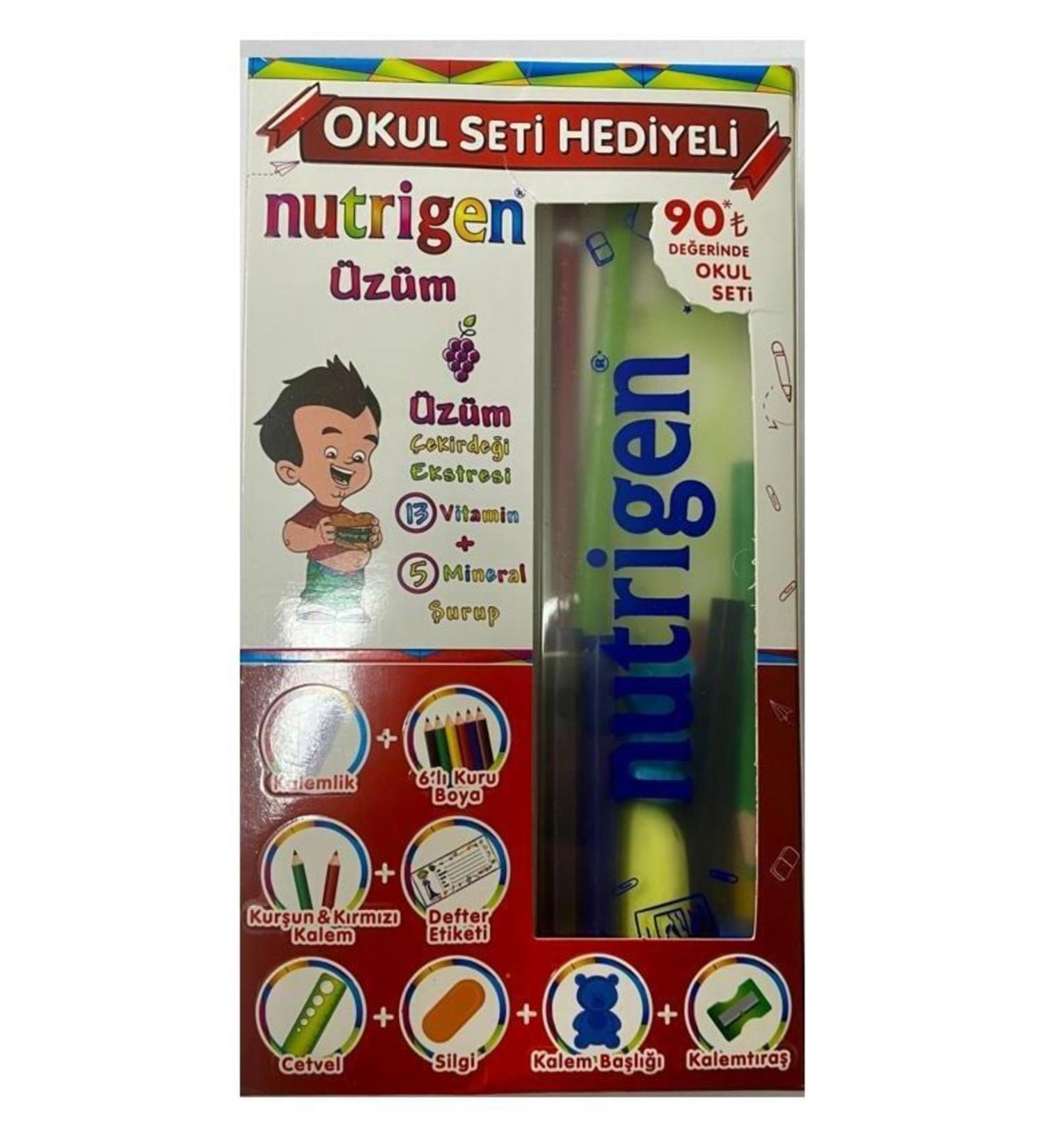 Nutrigen Grape Pediatric Syrup 200 ml School Set