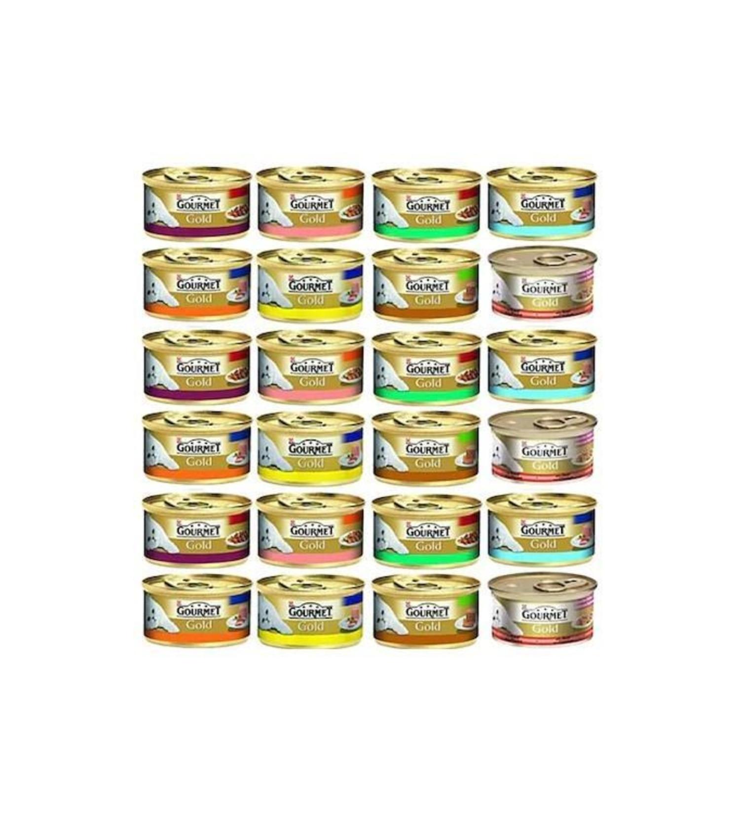 Gourmet Gold Minced Mixed Cat Food 85 Gr X 24 Pieces