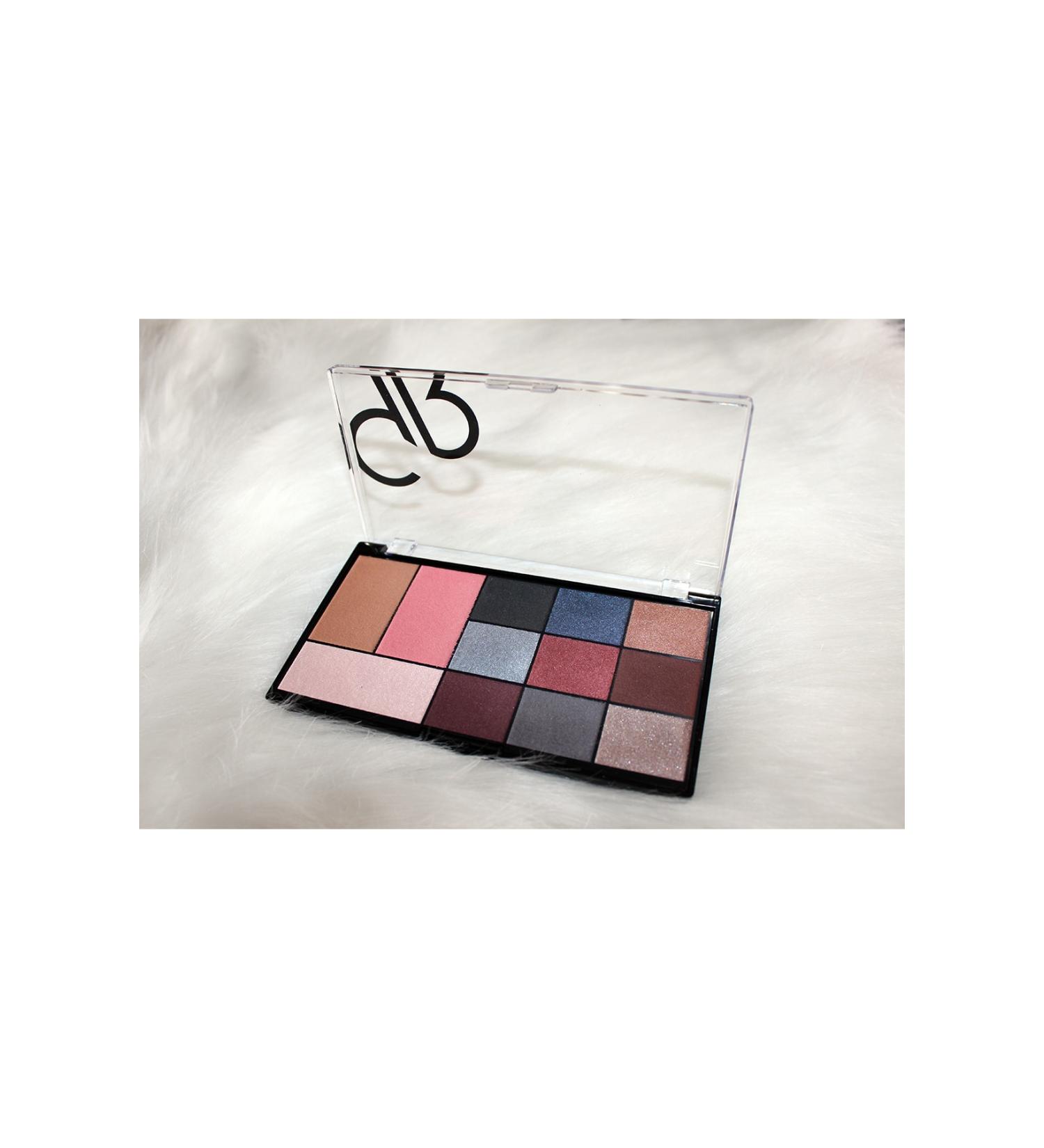 Golden Rose City Style Face Eye Palette 02 Smokey