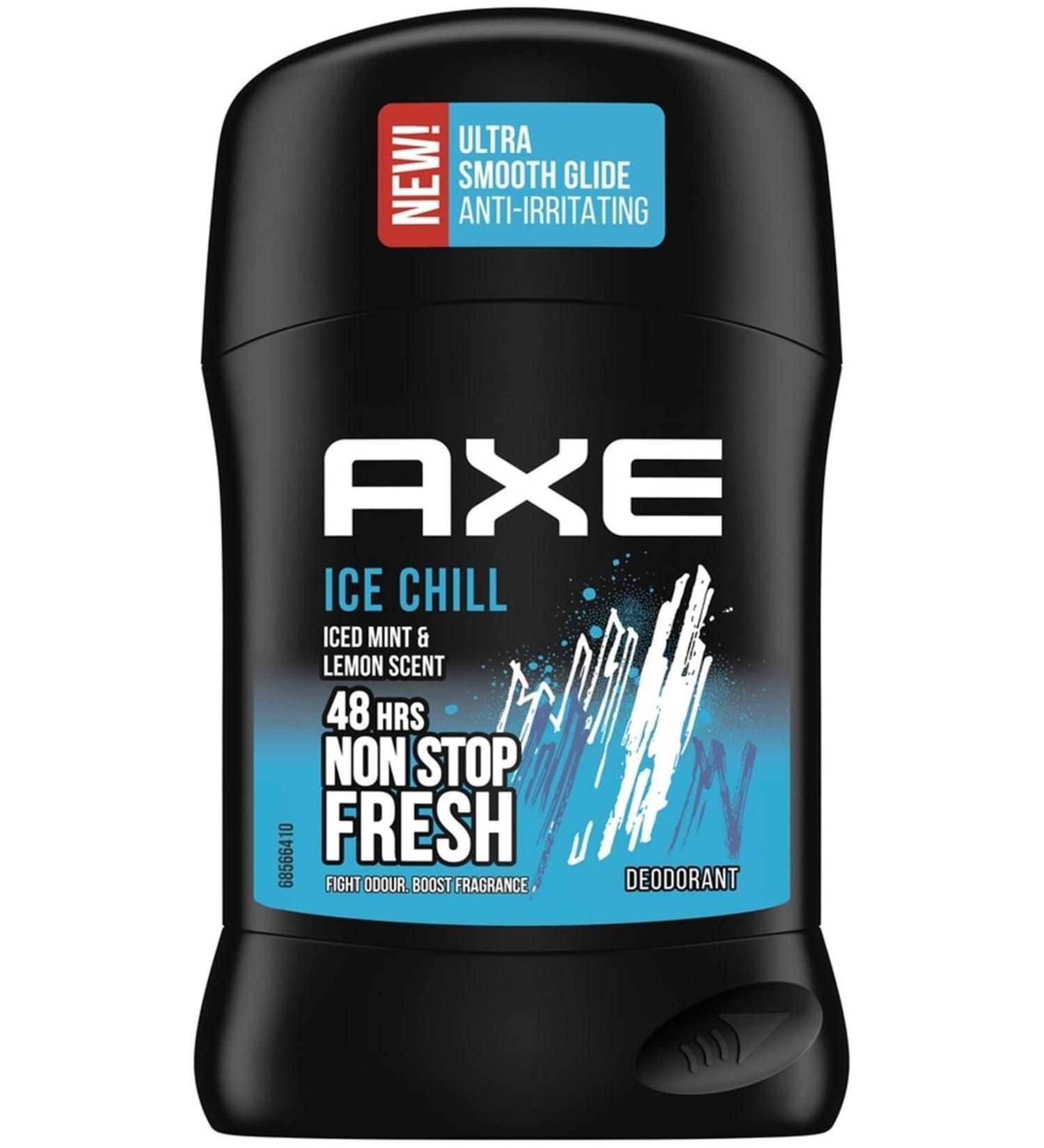 Ax Brand: Ice Chill Men's Deodorant Stick 50 Ml Category: Deodorant - Buy Online on GoSupps.com