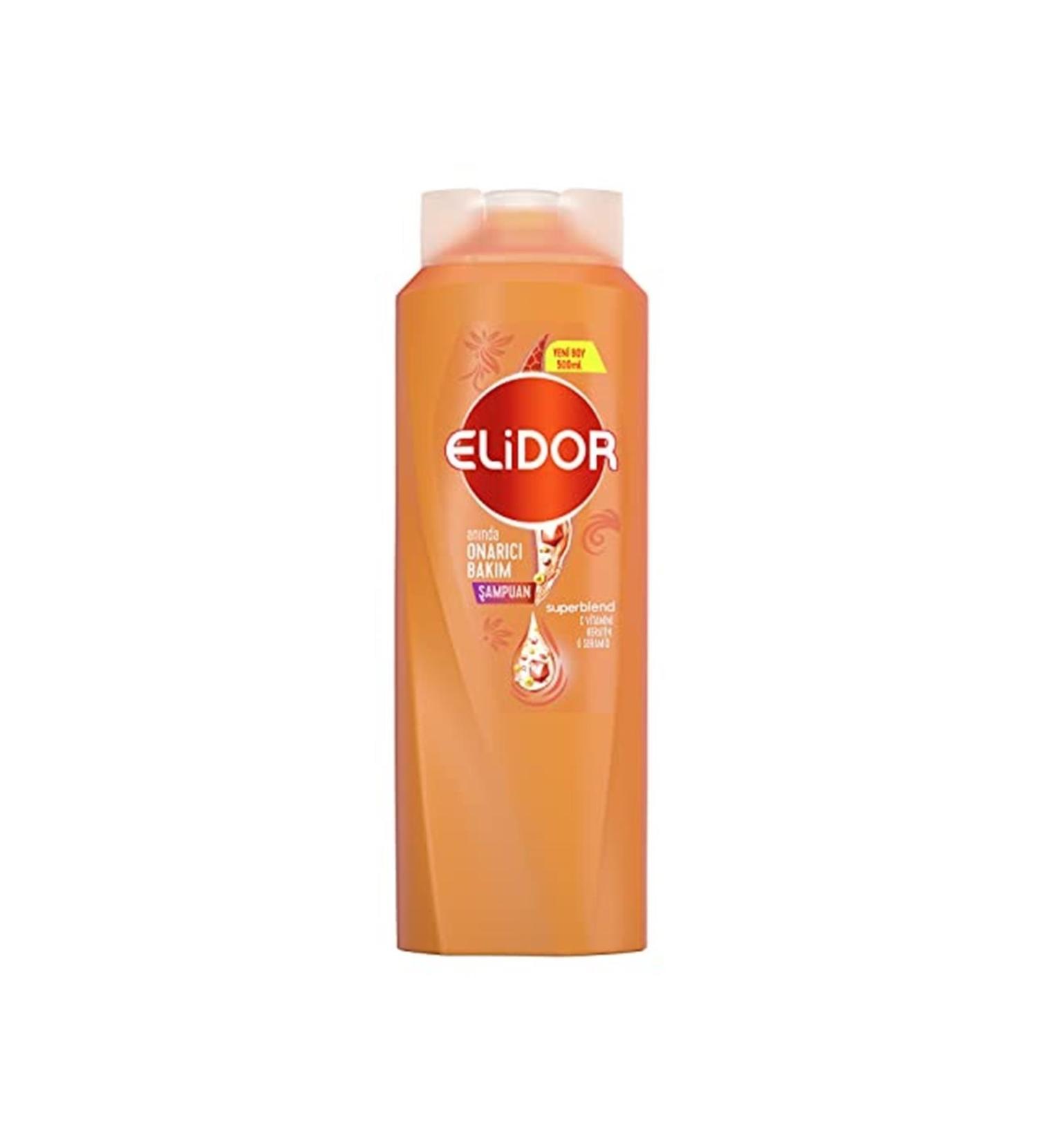 Elidor Superblend Hair Care Shampoo Instant Repair Care Vitamin C Keratin Ceramide 500 Ml - Buy Online on GoSupps.com
