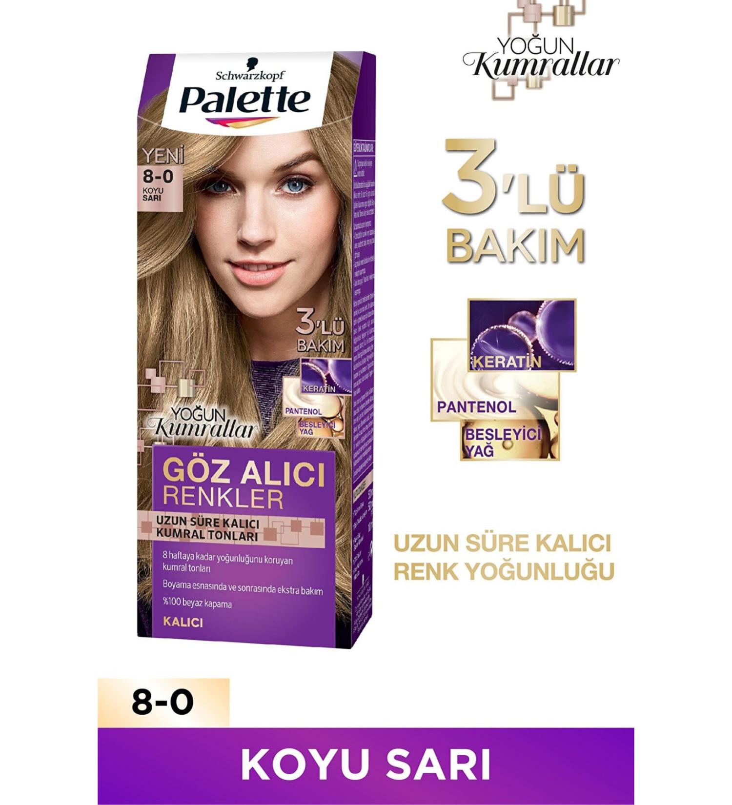 Eye-Catching Colors in Palette 8-0 Dark Yellow