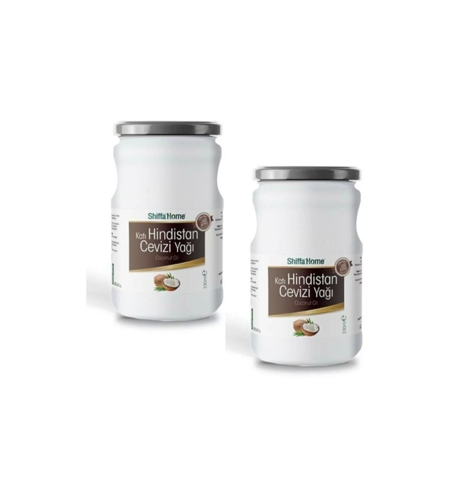 Shiffa Home Solid Coconut Oil 330 ml X 2 Pcs