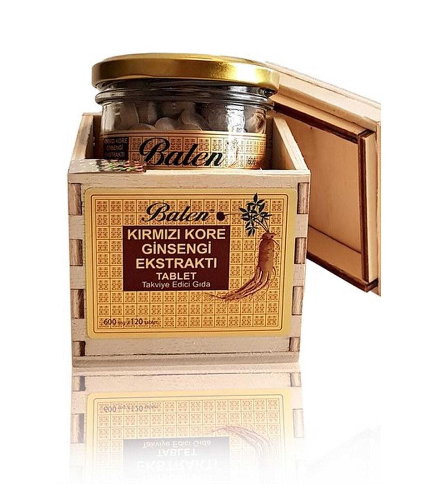 Balen Red Korean Ginseng Extract 120 Tablets 3 Pieces