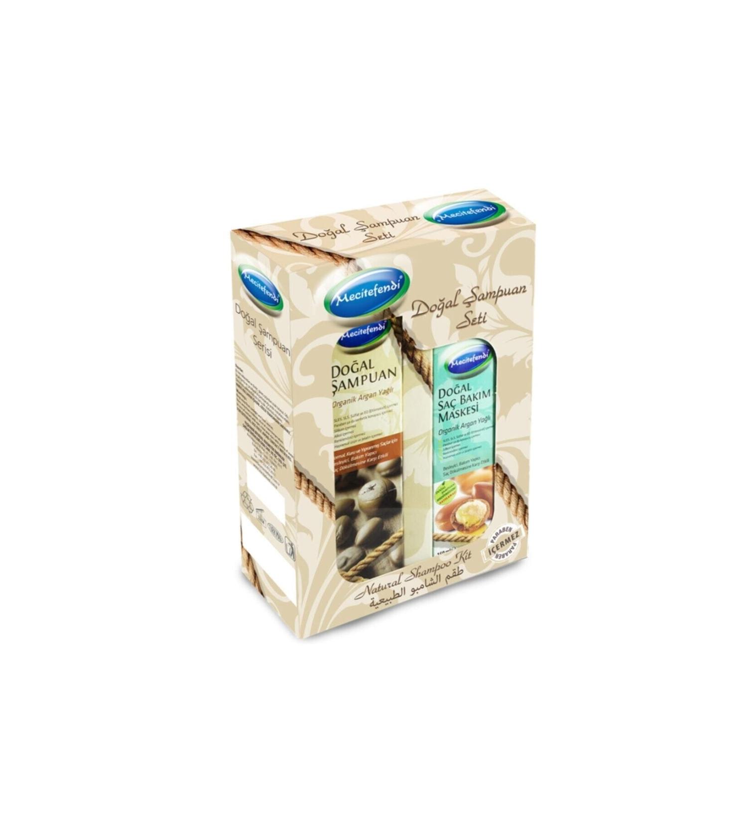 Mecit Efendi Natural Shampoo - Argan Set 250 ml