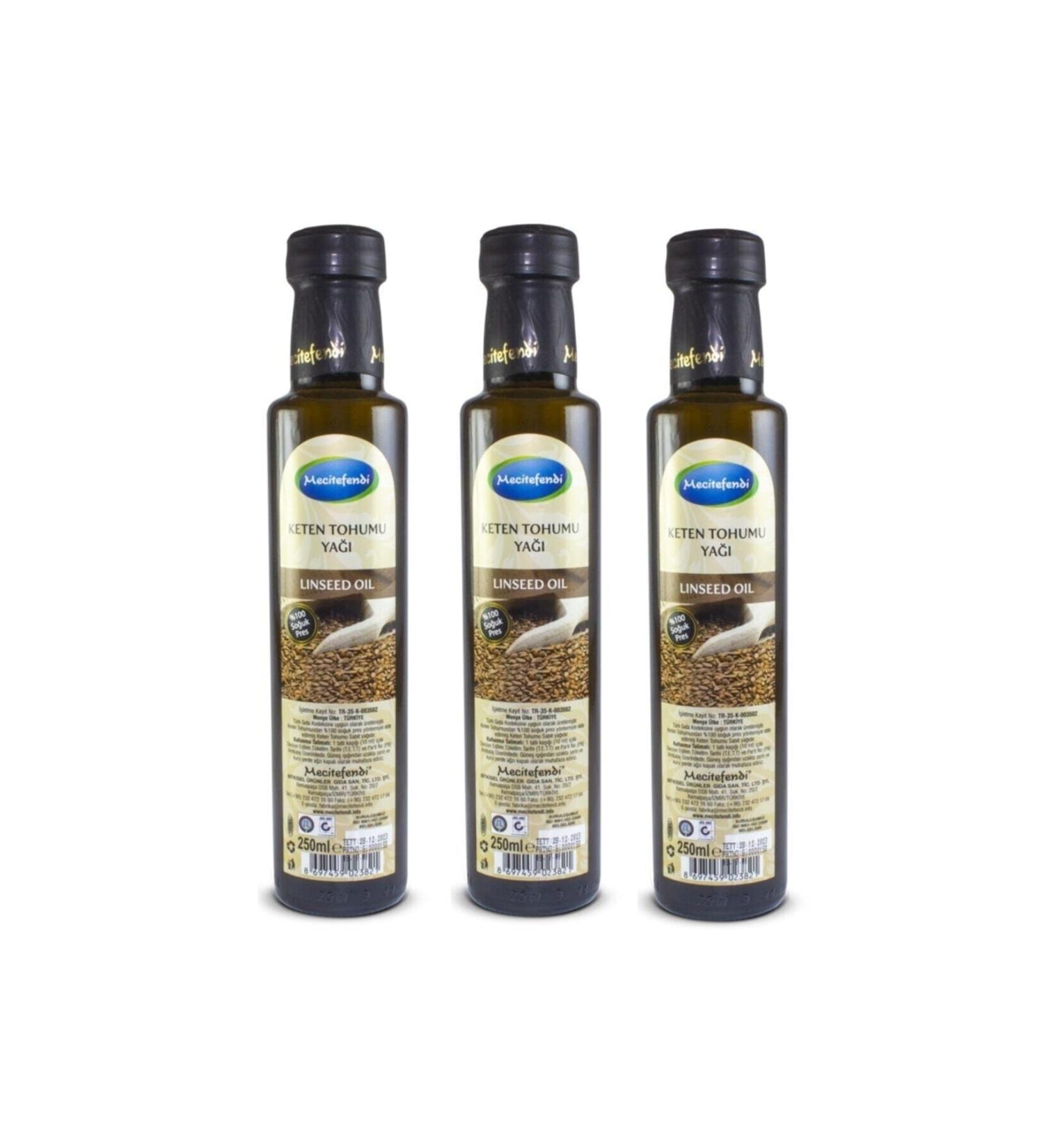 Mecit Efendi 3 Pieces Sesame Oil 3x250 ml
