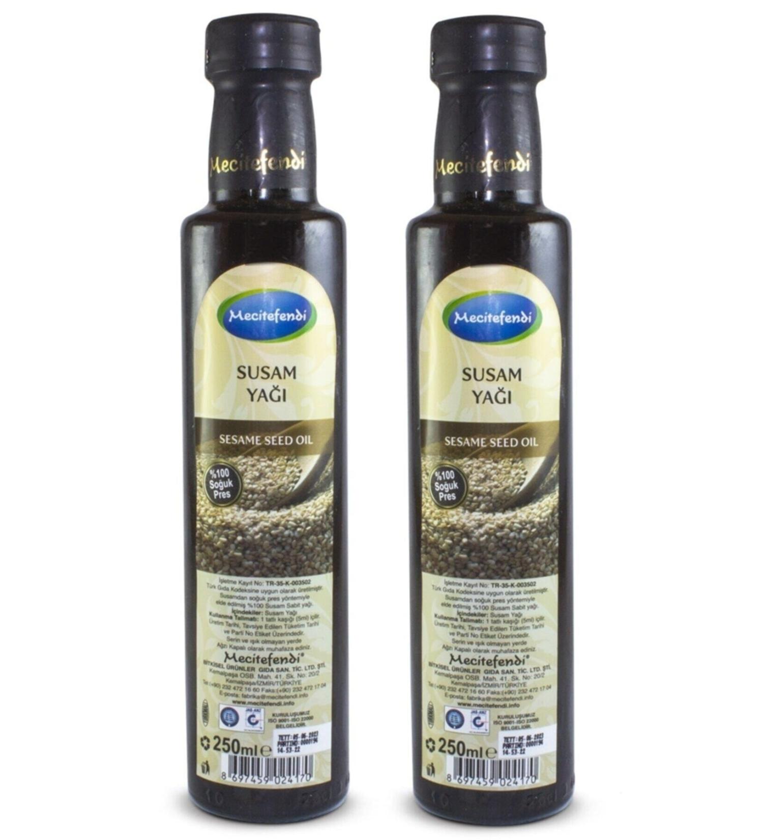 Mecit Efendi 2 Pieces Sesame Oil 2x250 Ml