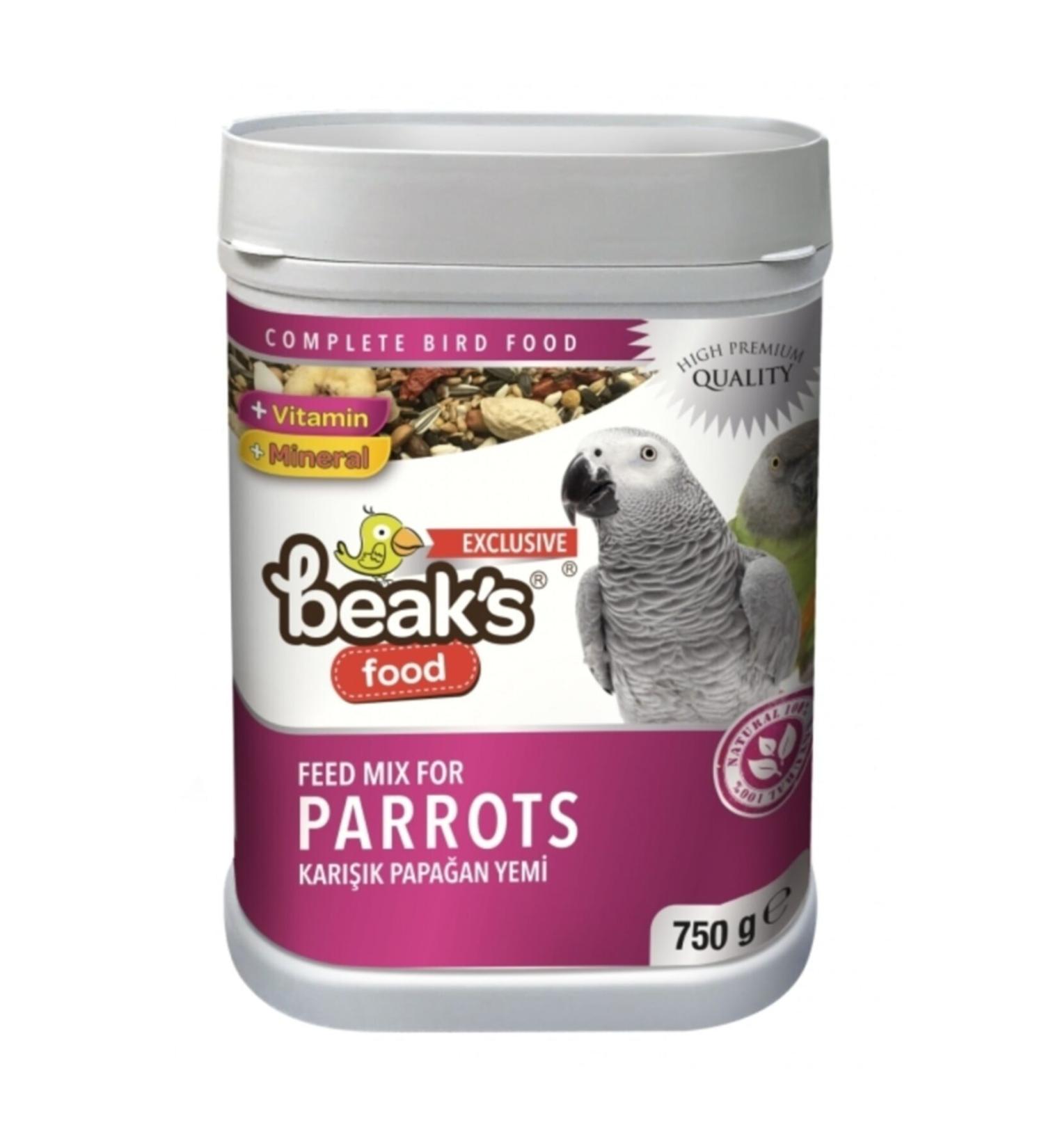 Beak's Parrot Bird Food 750gr