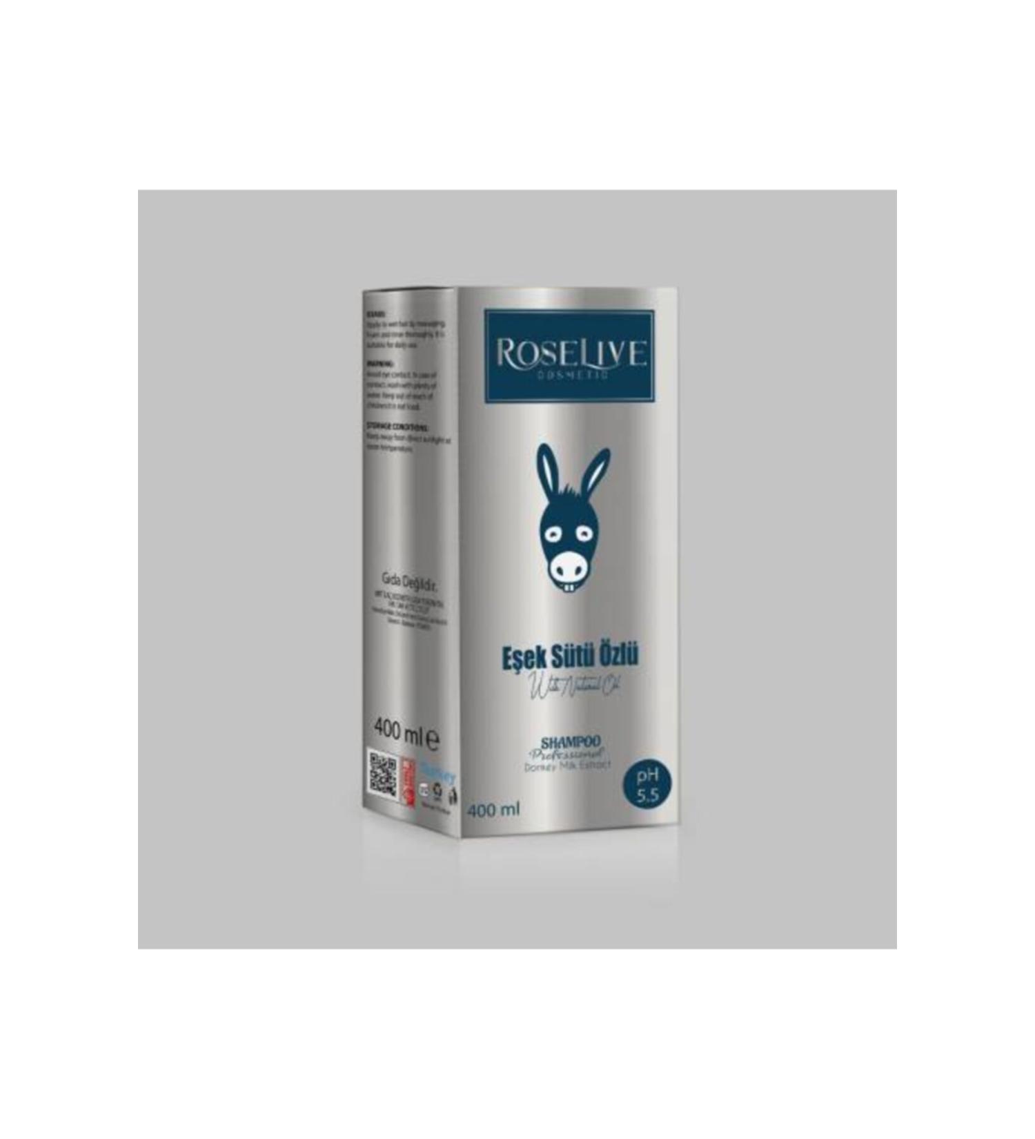 Roselive Donkey Milk Extract Shampoo 400 Ml.