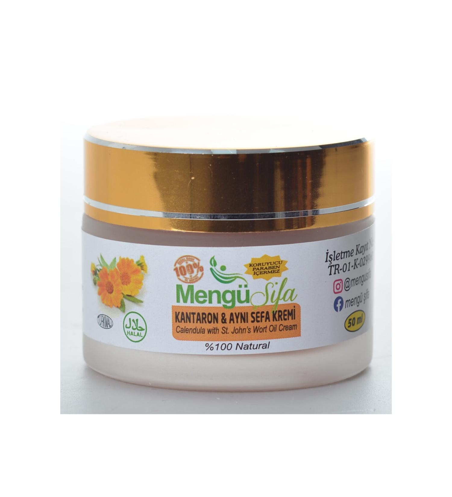 Meng Healing St. John's Wort & Calendula Cream 50ml (Renewal - Repair) 0 Natural