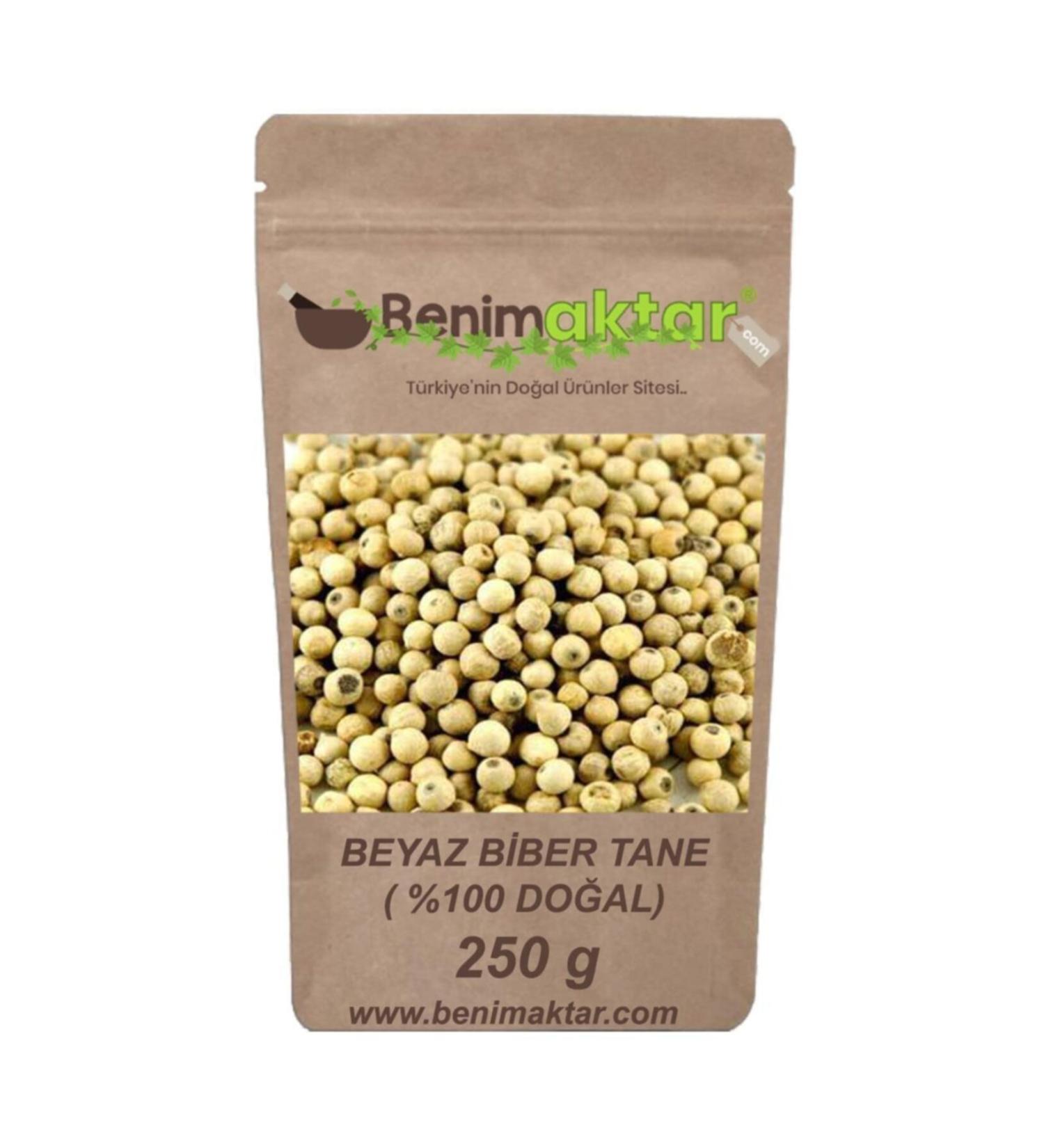 Benim Aktar Benimaktar White Pepper Grain 250 gr