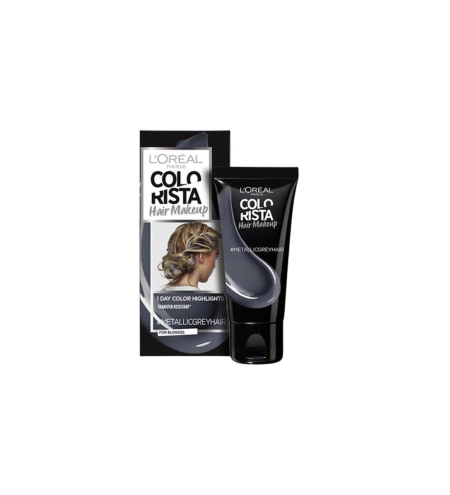 L'Oreal Paris L'or al Paris Colorista Hair Makeup Metallic Gray