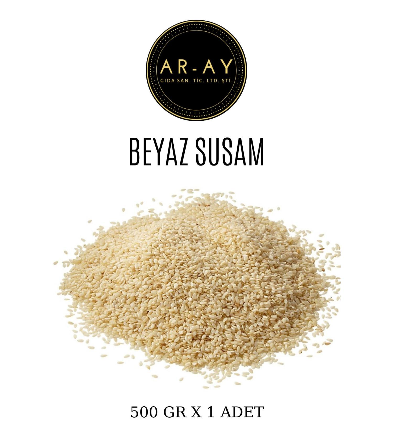 AR-AY Coffee & Spices White Sesame 500 Grams