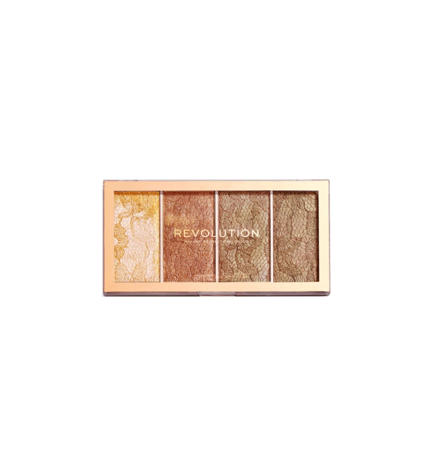 MAKEUP REVOLUTION Highlighter - Vintage Lace Highlighter Palette
