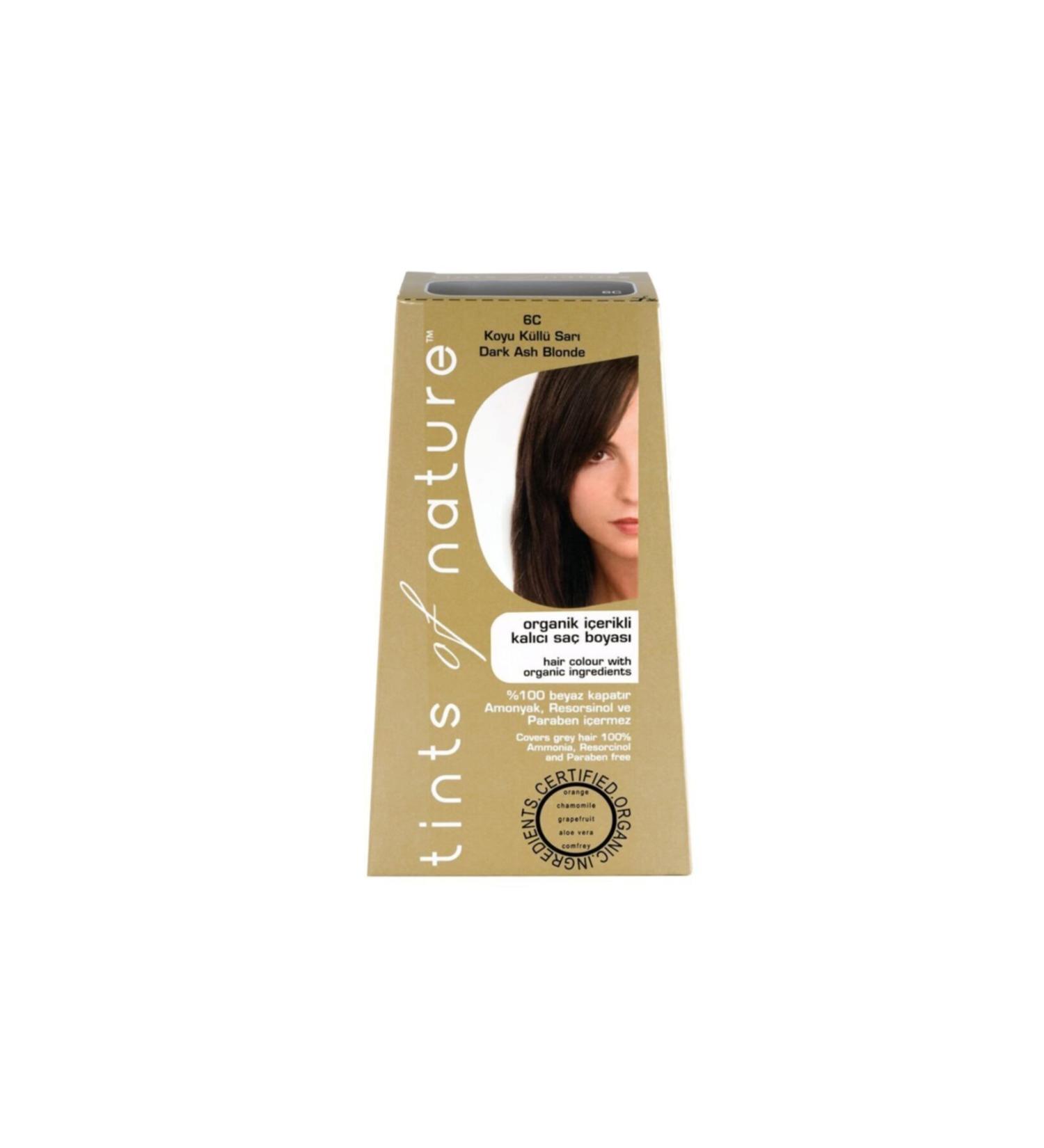 Tints Of Nature 6c Dark Ash Blonde Organic Hair Dye