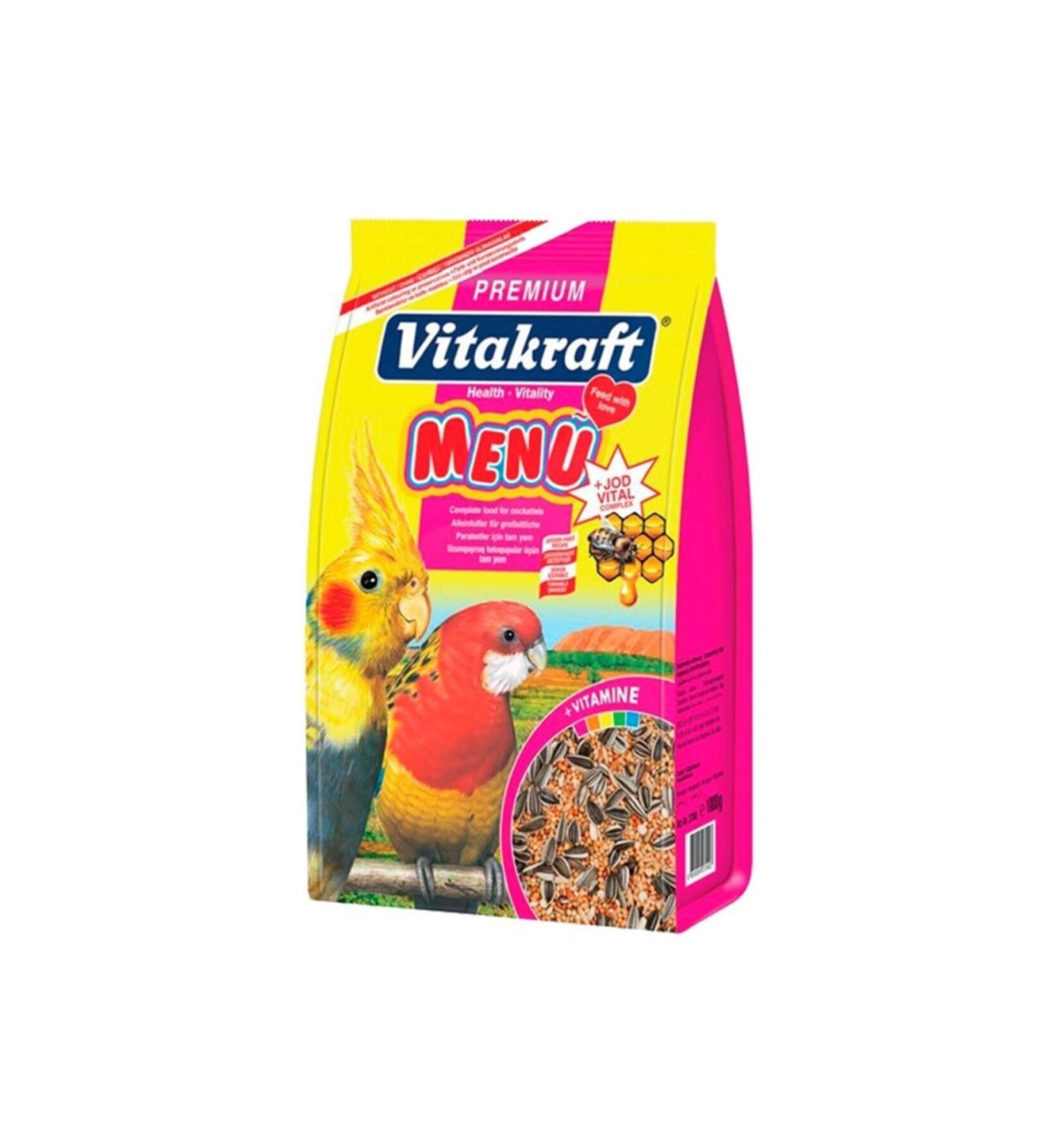 Vitakraft Menu Parakeet Sultan Lovebird Food 1000 Gr