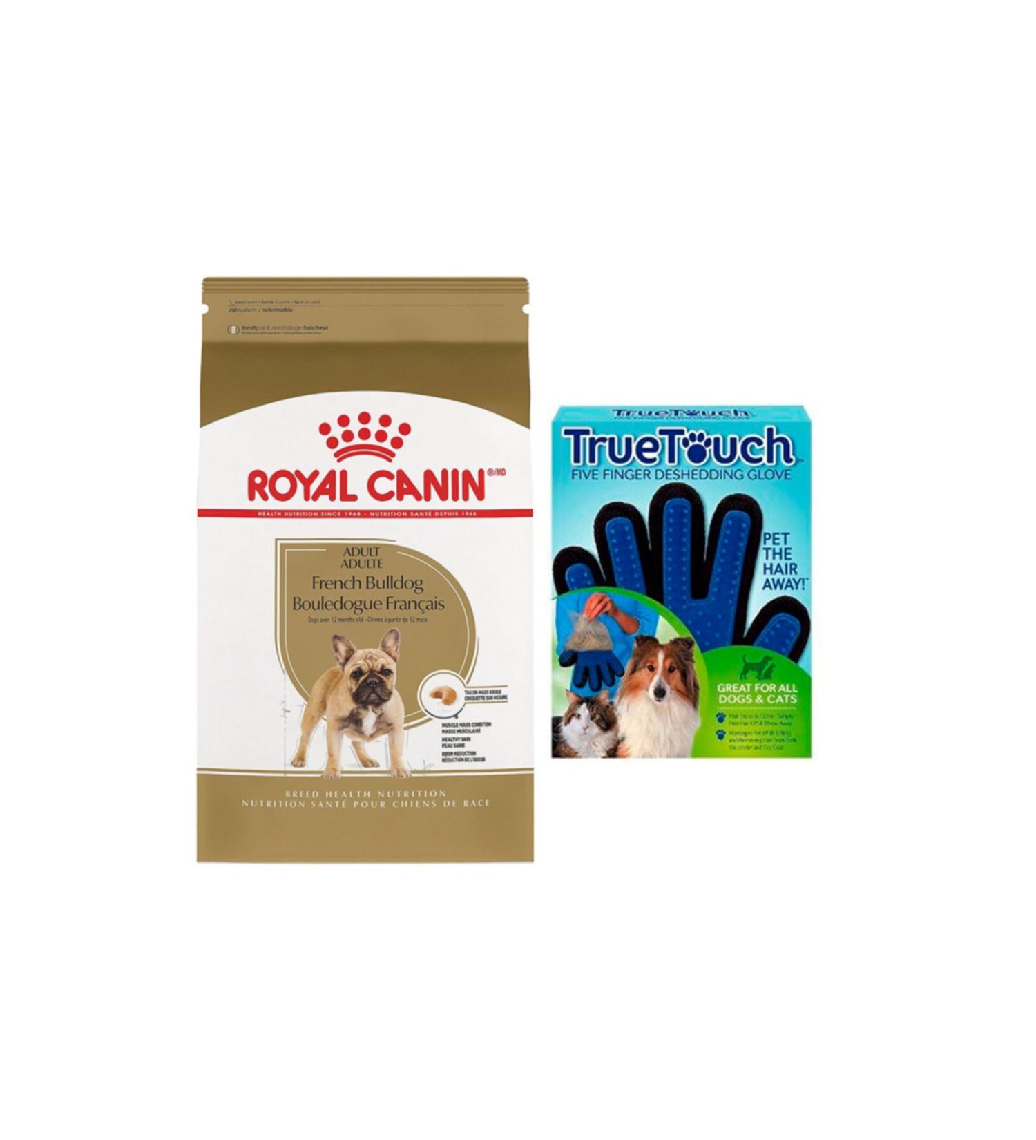 Royal Canin Adult French Bulldog Dog Food 3 Kg + Bobo Touch Dog Hair Removal Glove