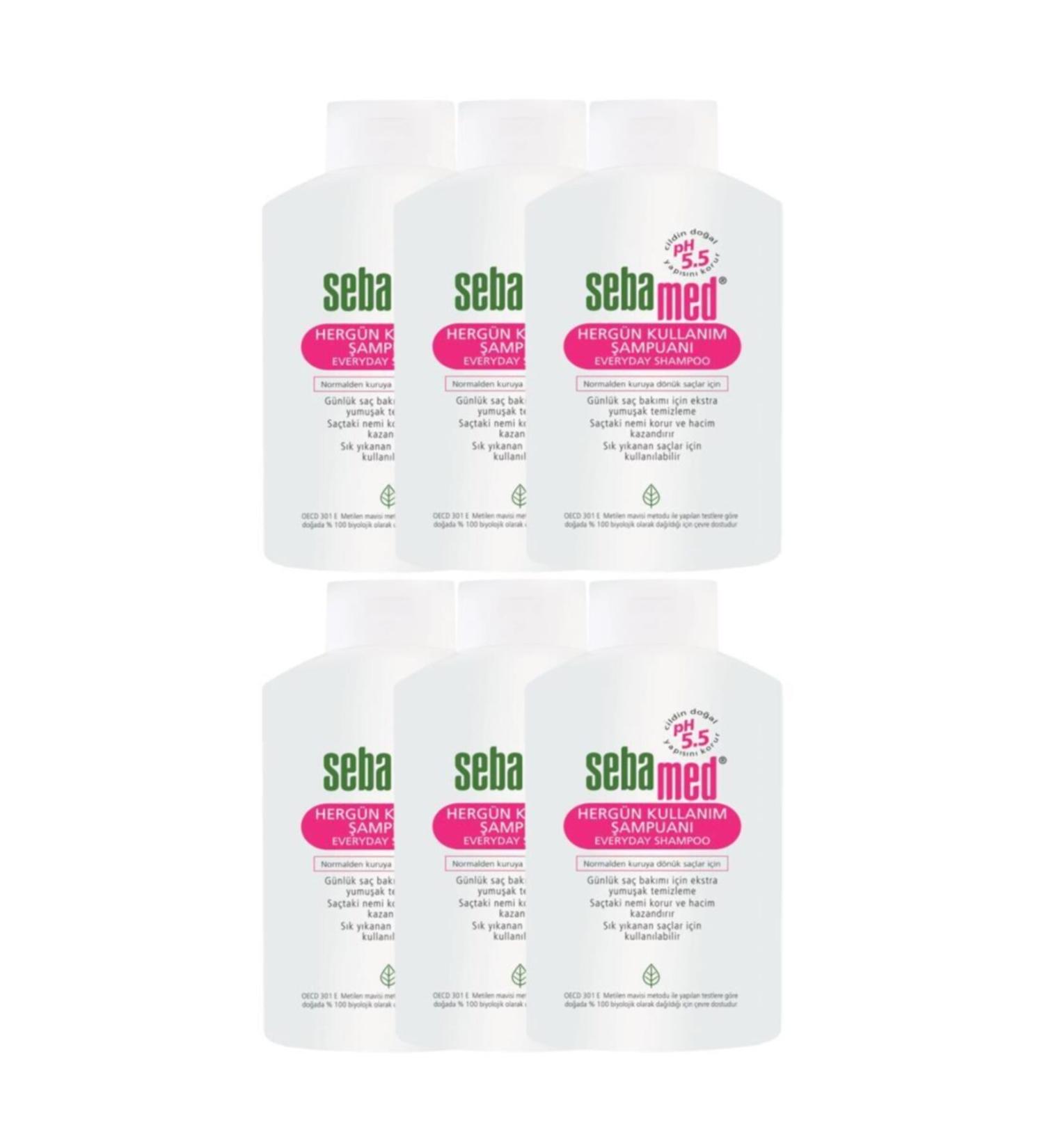 Sebamed Daily Use Shampoo 400 ml * 6 Pieces