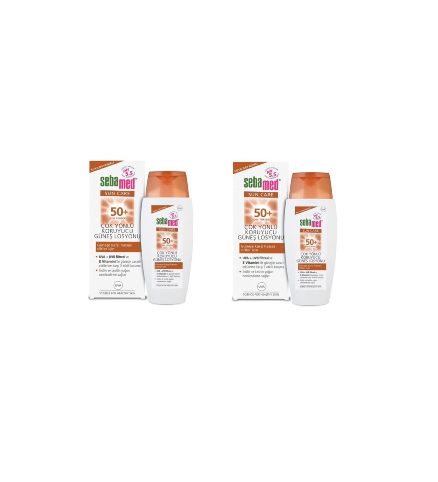 Sebamed Sunscreen Lotion 50+ Factor 150 ml X2