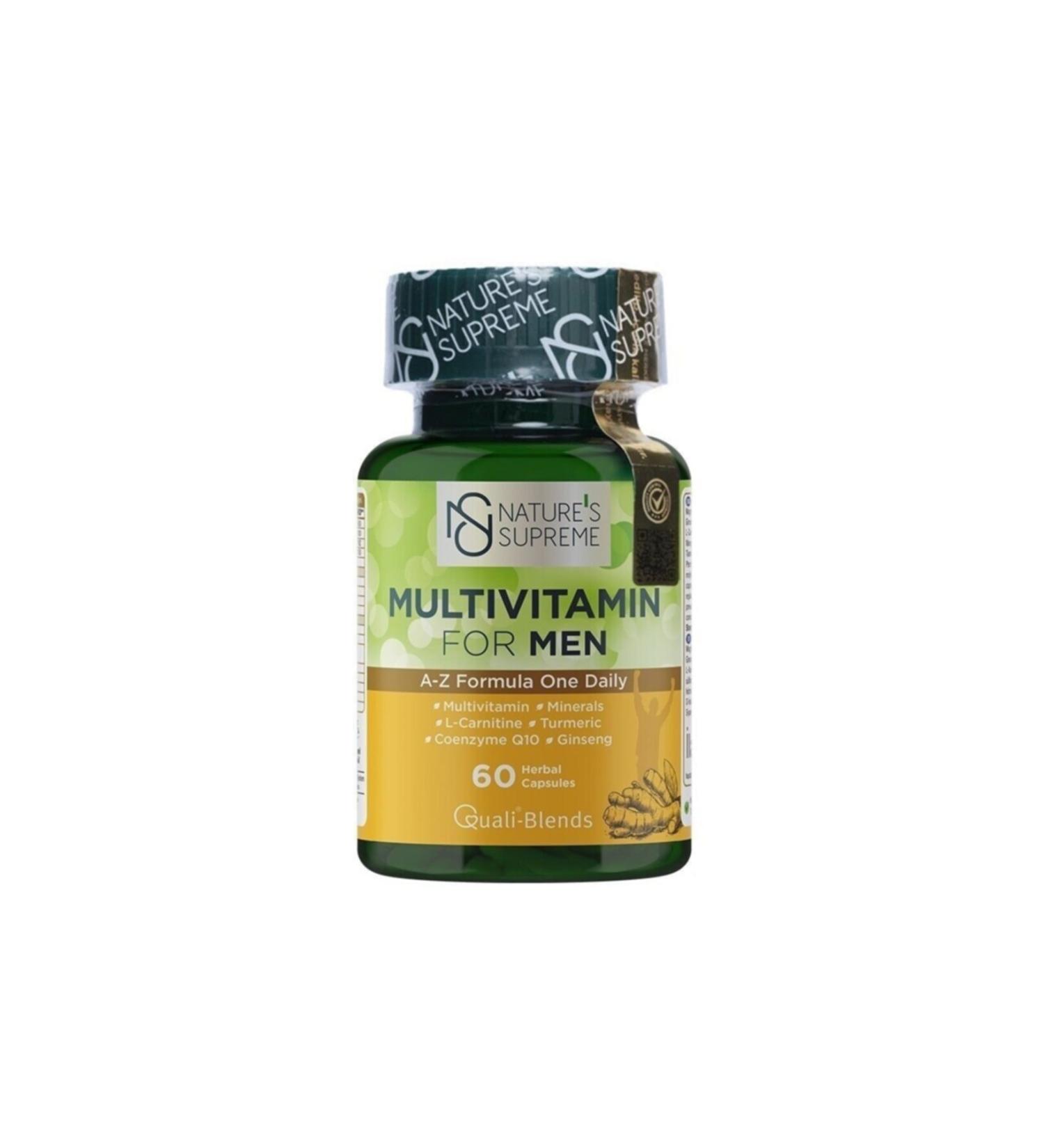 Natures Supreme Multivitamin For Men 60 Capsules - Buy Online on GoSupps.com