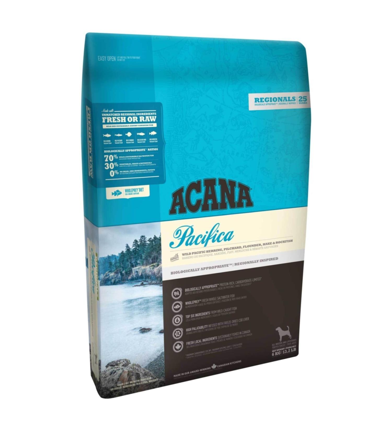 Acana Pacifica Fish Dog Food for All Breeds and Life Stages 2 Kg