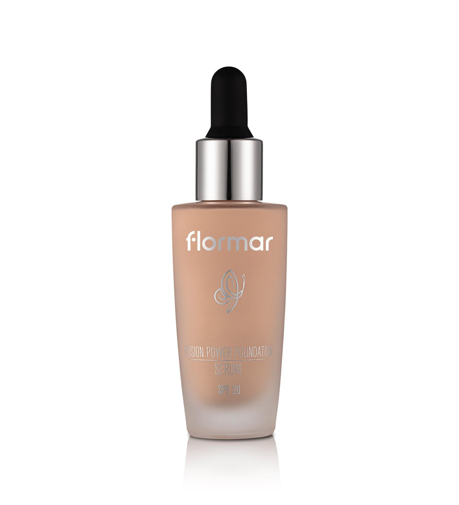 Flormar Foundation - Fusion Power Foundation Serum 010 Porcelain 8690604651610