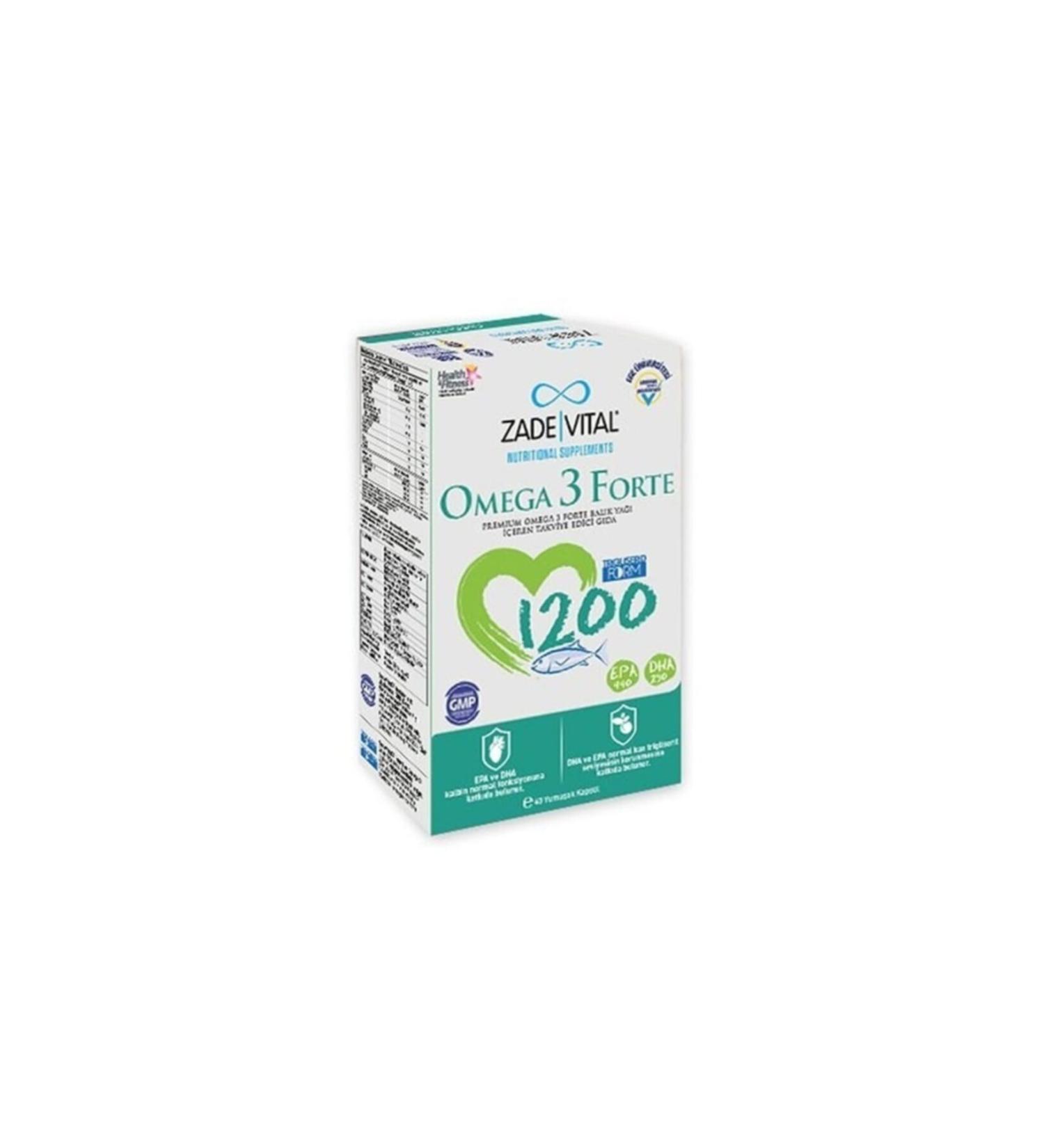 Zade Vital Omega3 Forte 40 Capsules