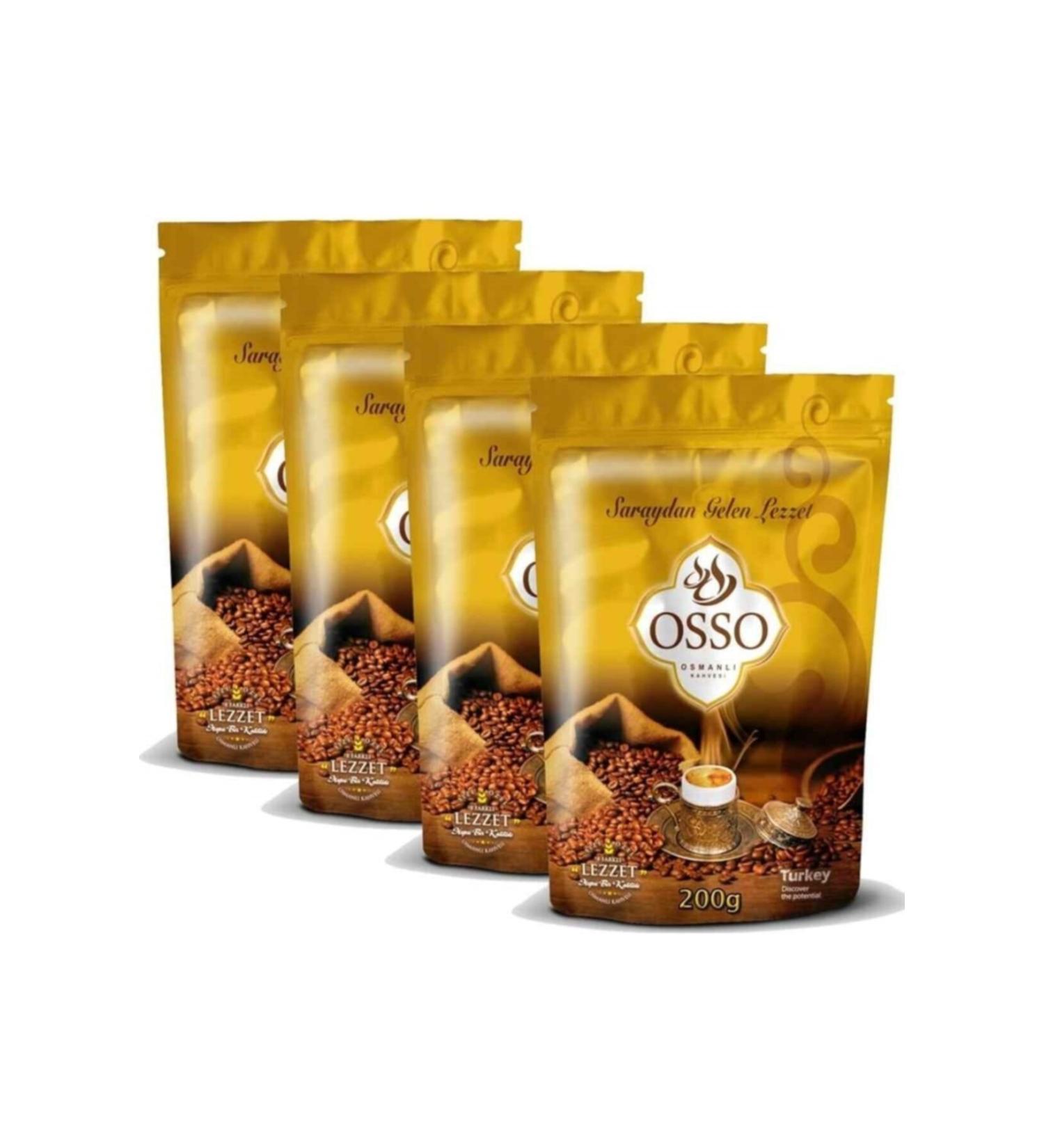 Osso 4 Pack Ottoman Coffee 200gr X4