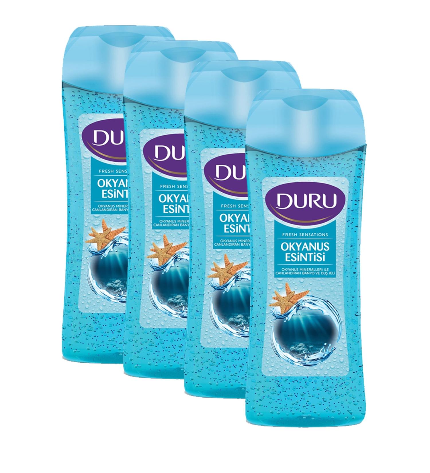 Duru Fresh Shower Gel Ocean Breeze 250 ml x 4 Pieces