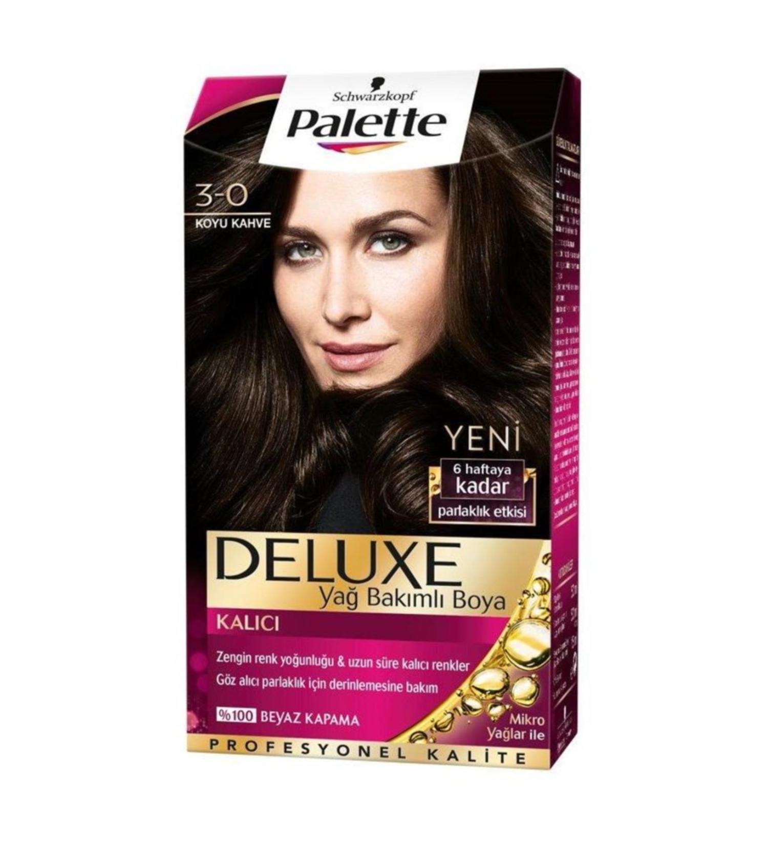 Palette Hair Dye - Deluxe 3-0 Dark Brown 50 ml