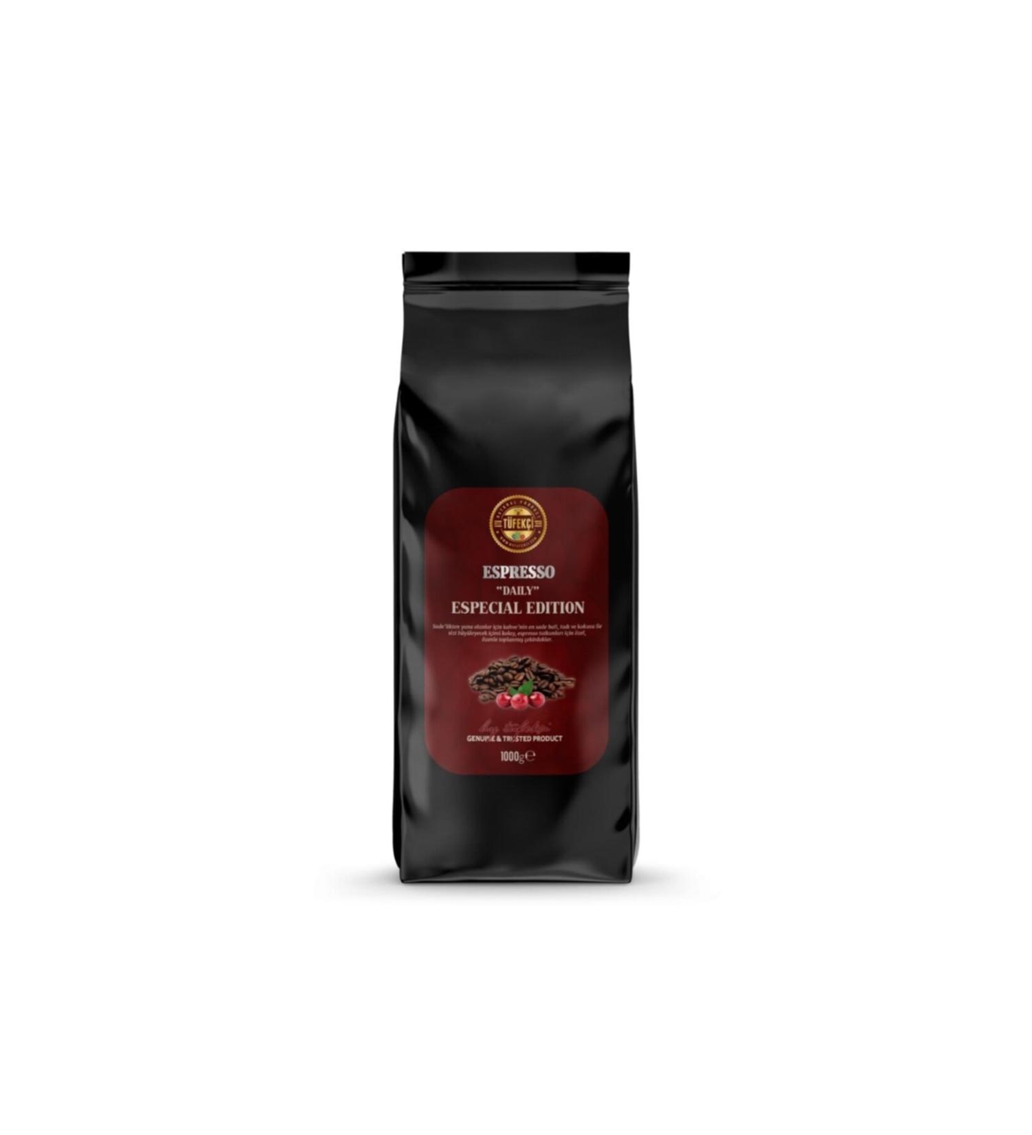 By T fek i Espresso Daily Bean Coffee High Bean Quality 18/19 Sieve Medium Roast 1000 gr