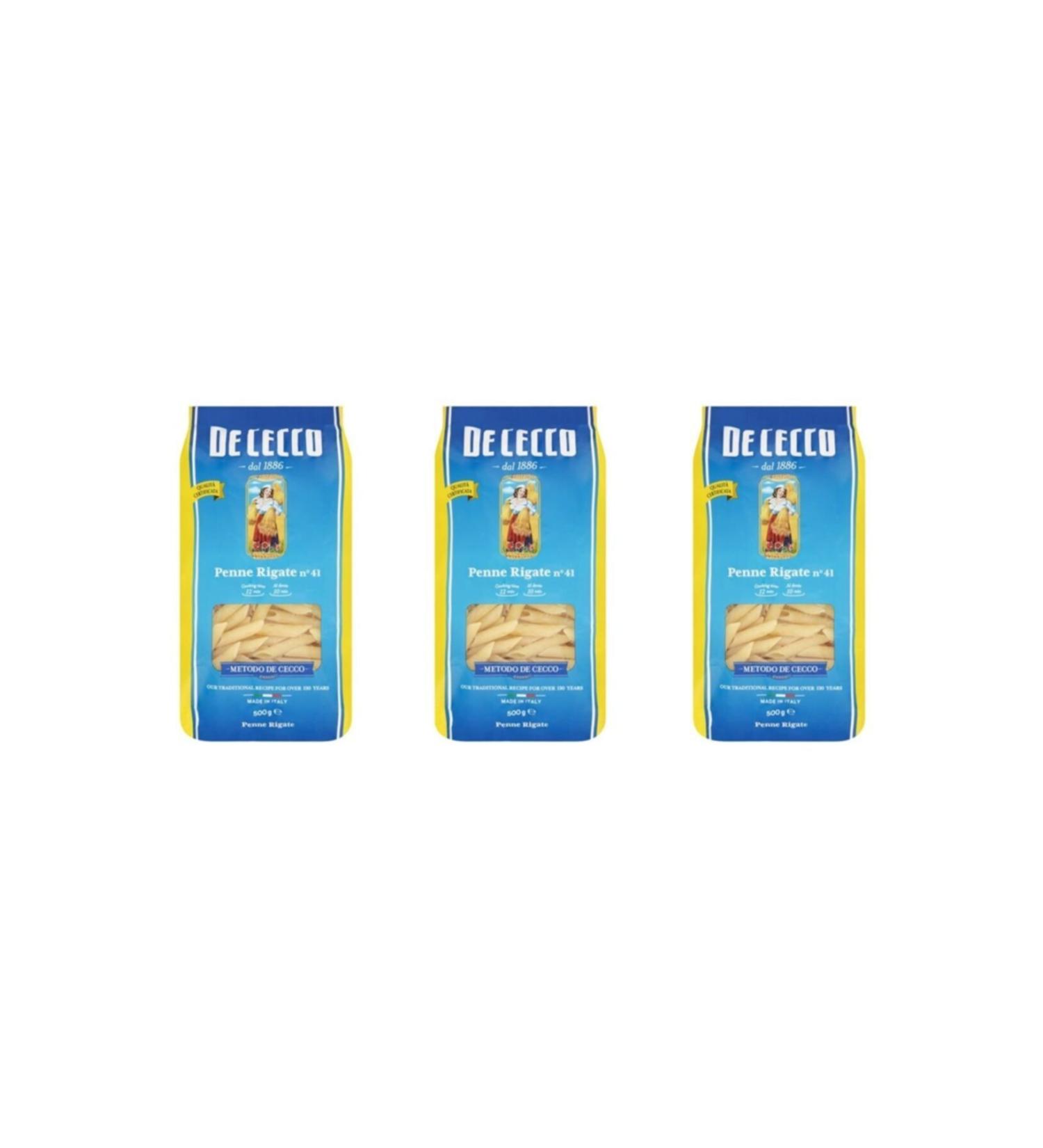 De Cecco Penne Rigate Pasta No:41 500gr