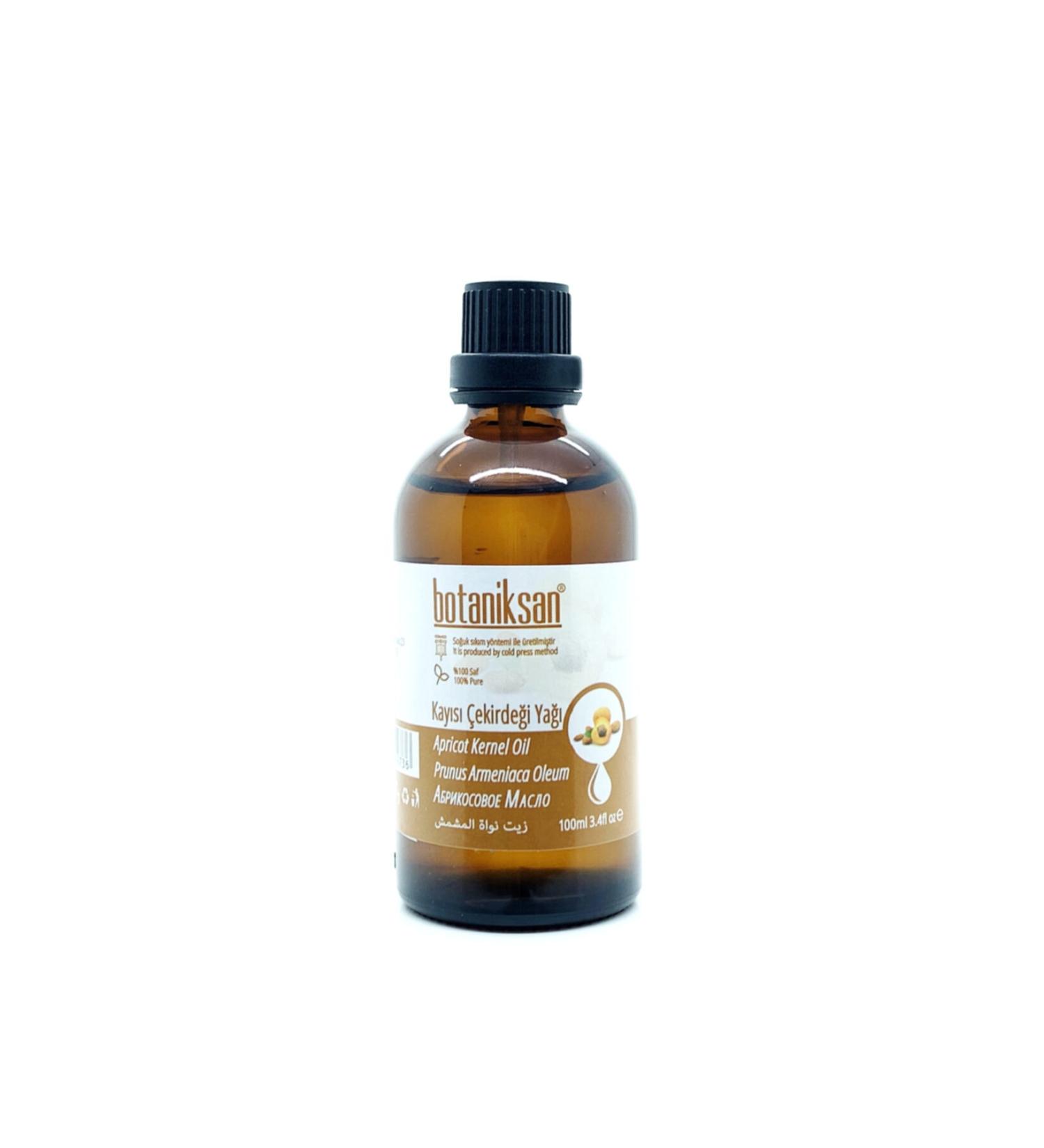 Botanysan Apricot Kernel Oil 100ml Cold Pressed Pure Natural Additive-Free