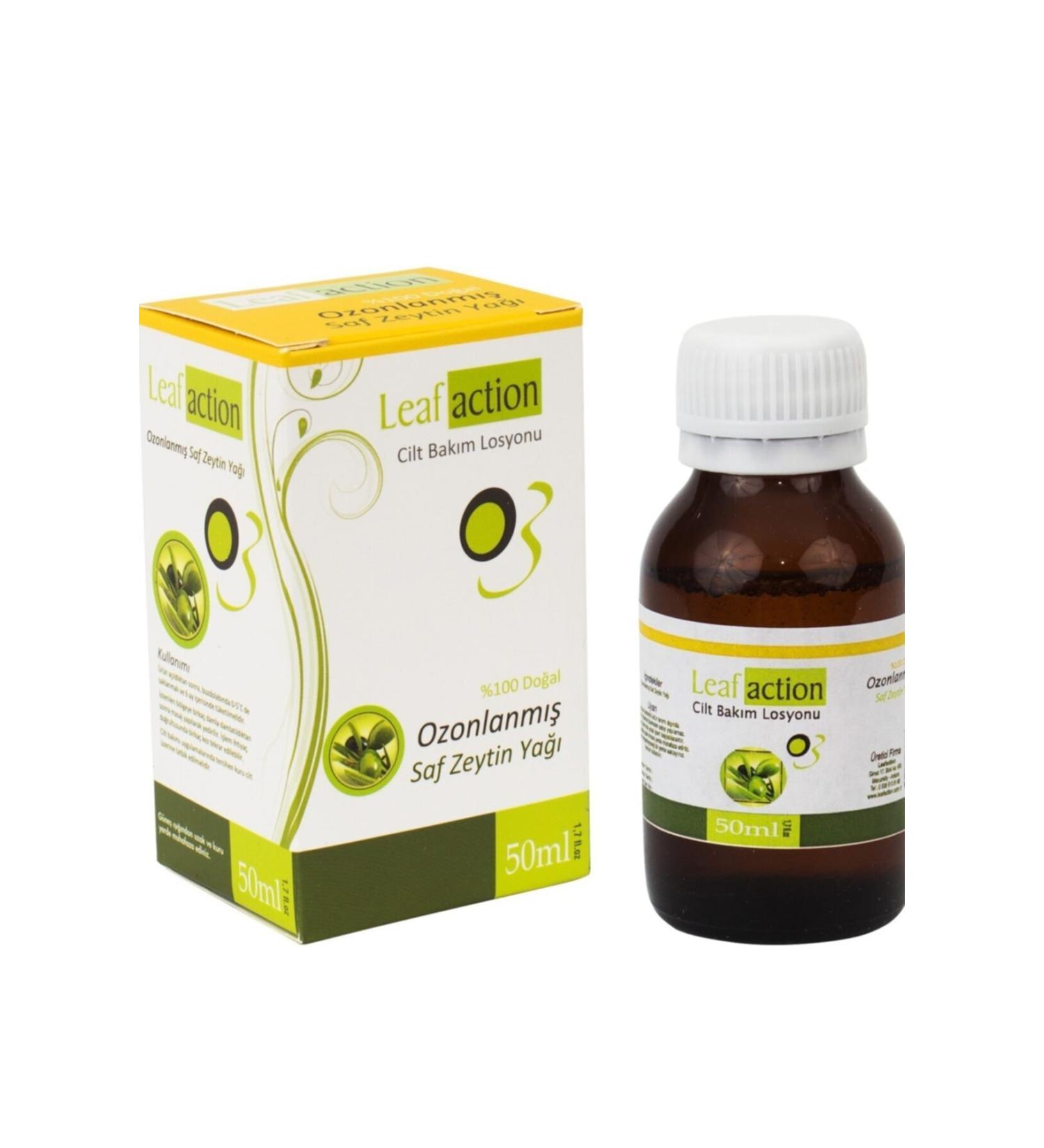 Leaf Action Ozonated Pure Olive Oil 100% Natural