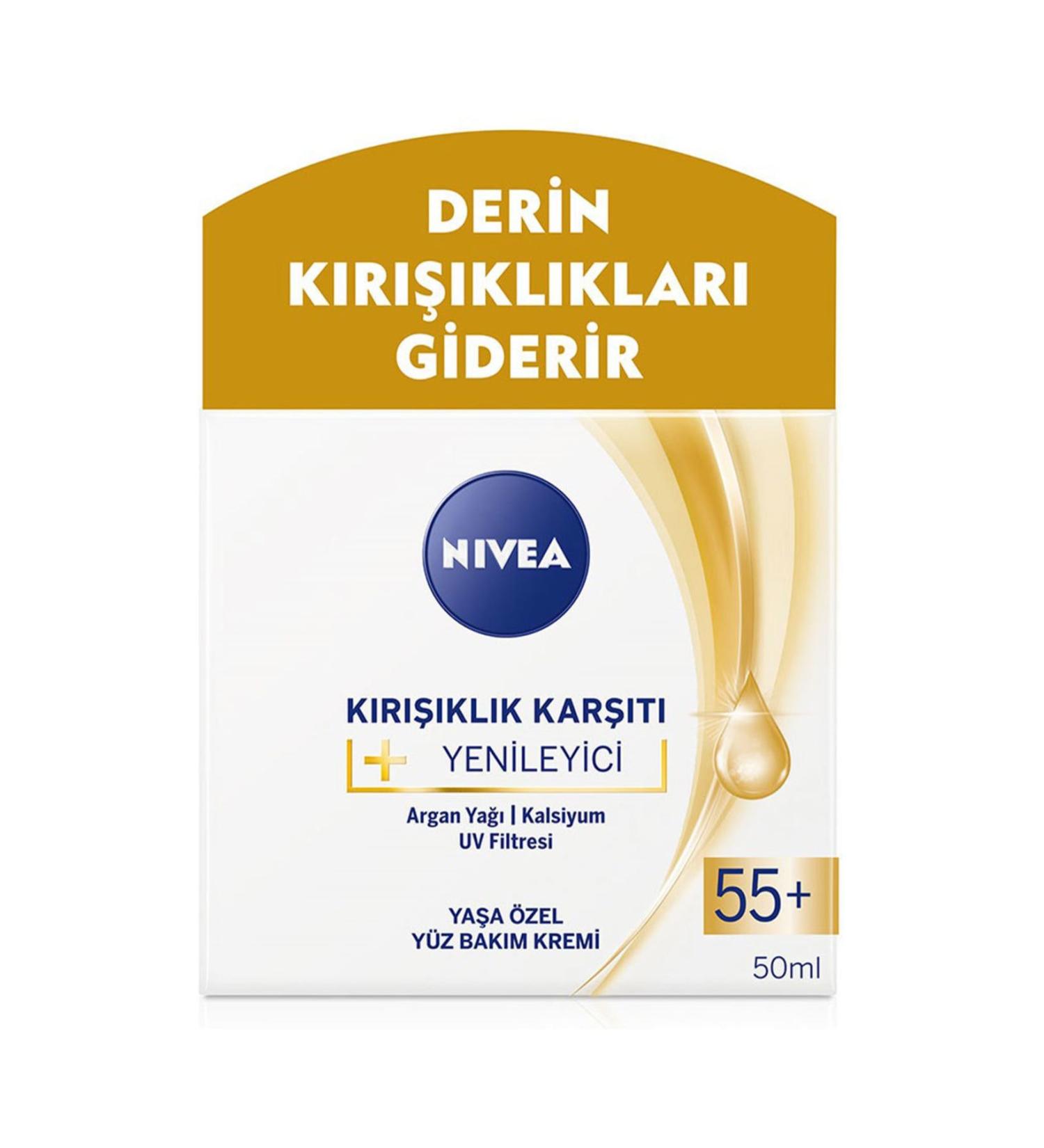 NIVEA Anti-Wrinkle Regenerating Age 55+ Cream 50Ml