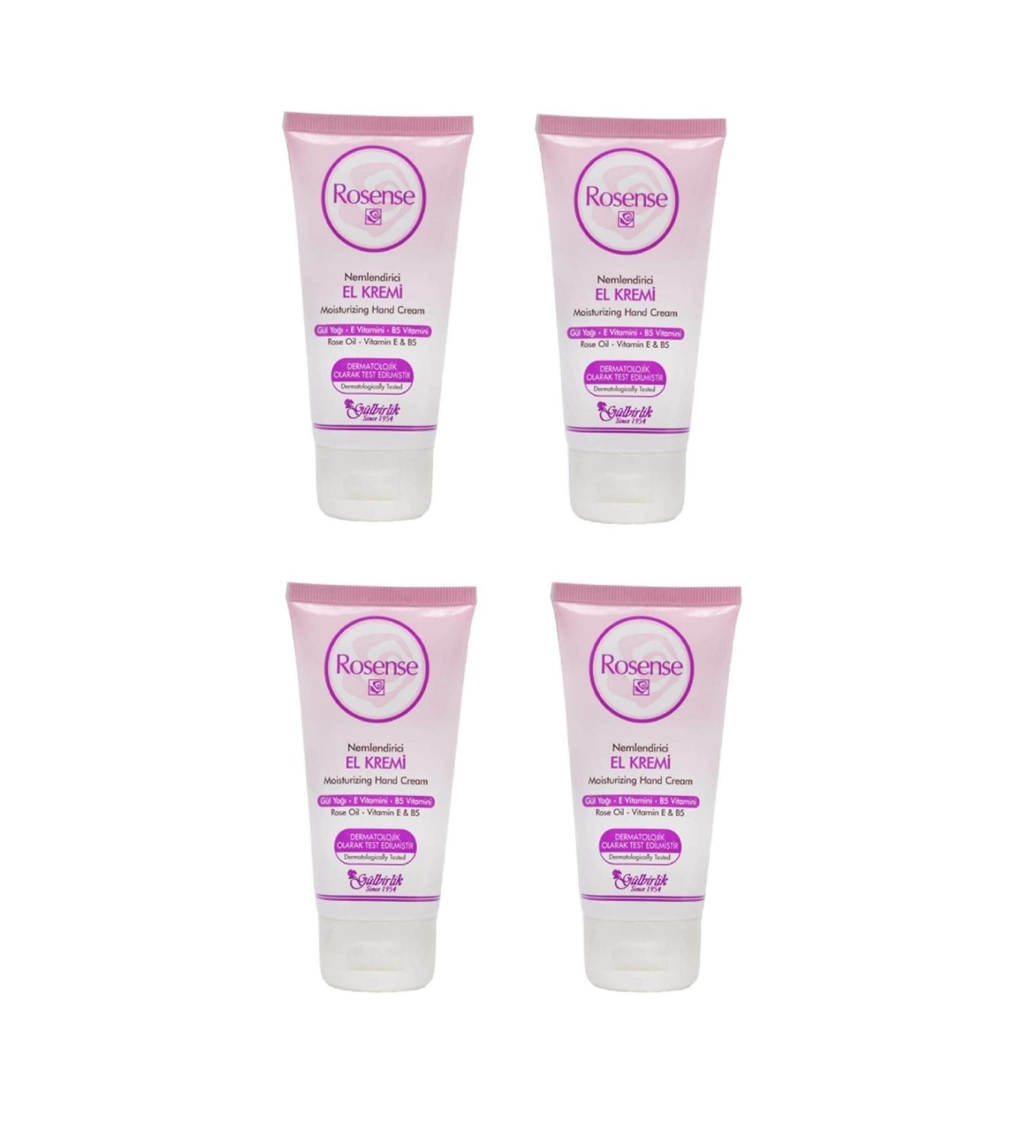 Rosense Moisturizing Hand Cream 75 ml X 4 Pieces Kzmprt1777tk04
