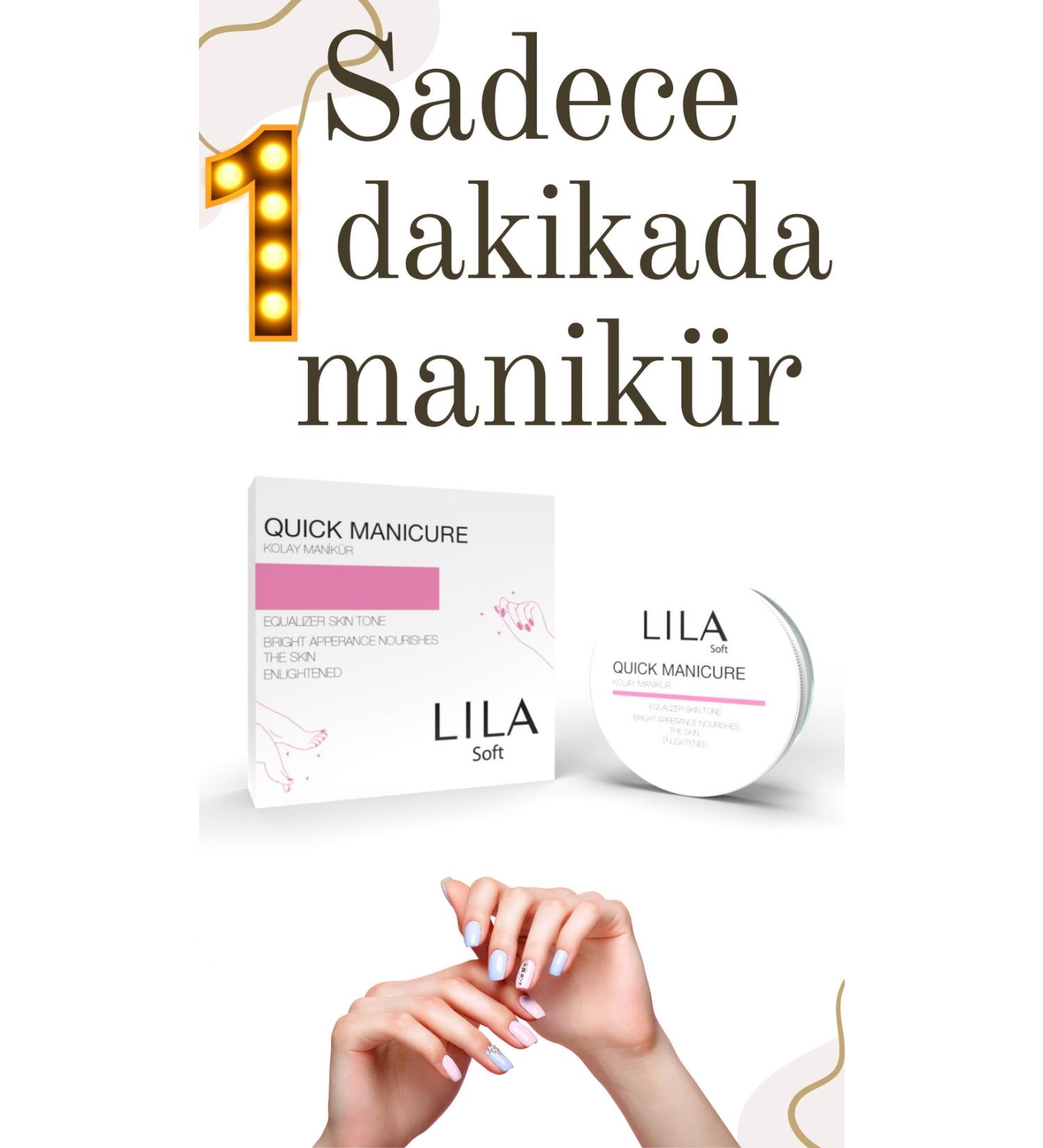 Lila Soft Quick-easy and Natural Manicure & Pedicure Peeling Hand & Foot Care - Buy Online on GoSupps.com