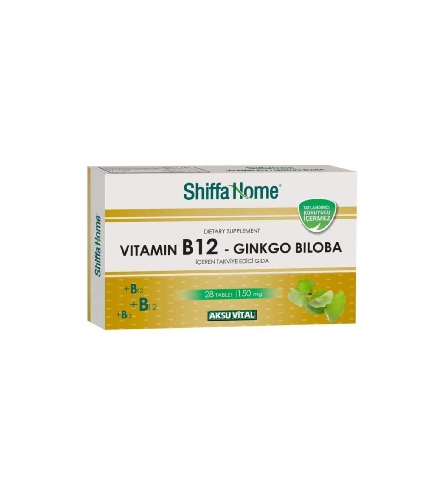 Shiffa Home Vitamin B12-ginkgo Biloba Tablet